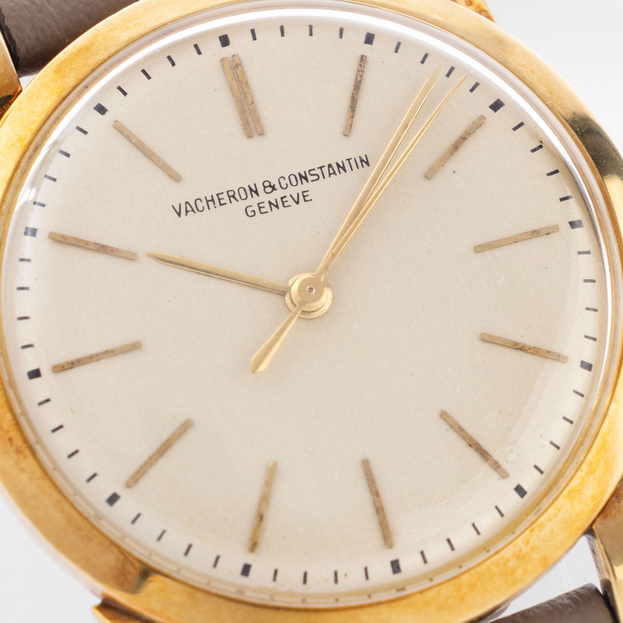 Vacheron Constantin 18k Yellow Gold Ultra-Thin Dress Watch Ref. 6031 Silver Dial