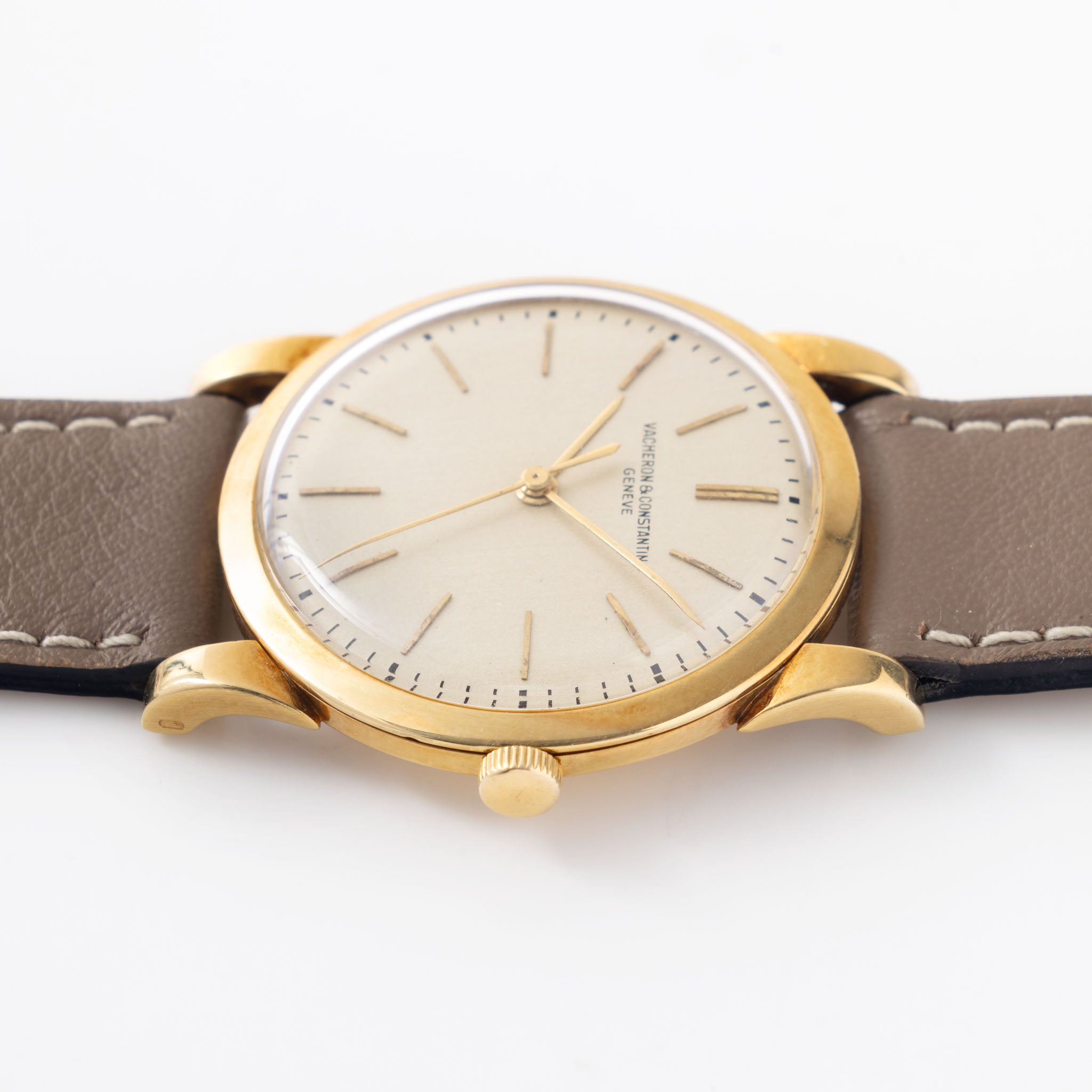 Vacheron Constantin 18k Yellow Gold Ultra-Thin Dress Watch Ref. 6031 Silver Dial