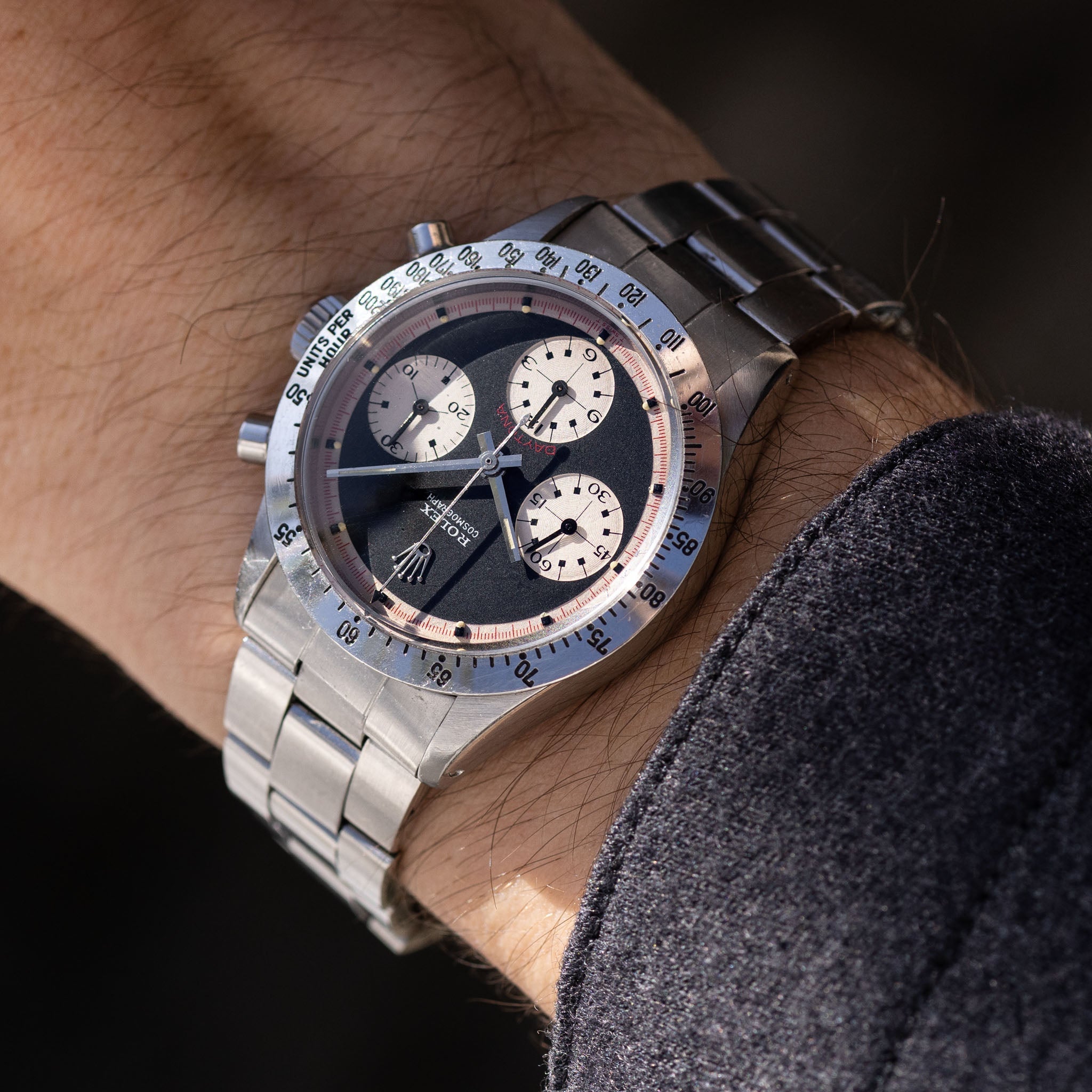 Rolex Cosmograph Daytona 6262 Black Tri-Color Paul Newman dial with Rolex service paper