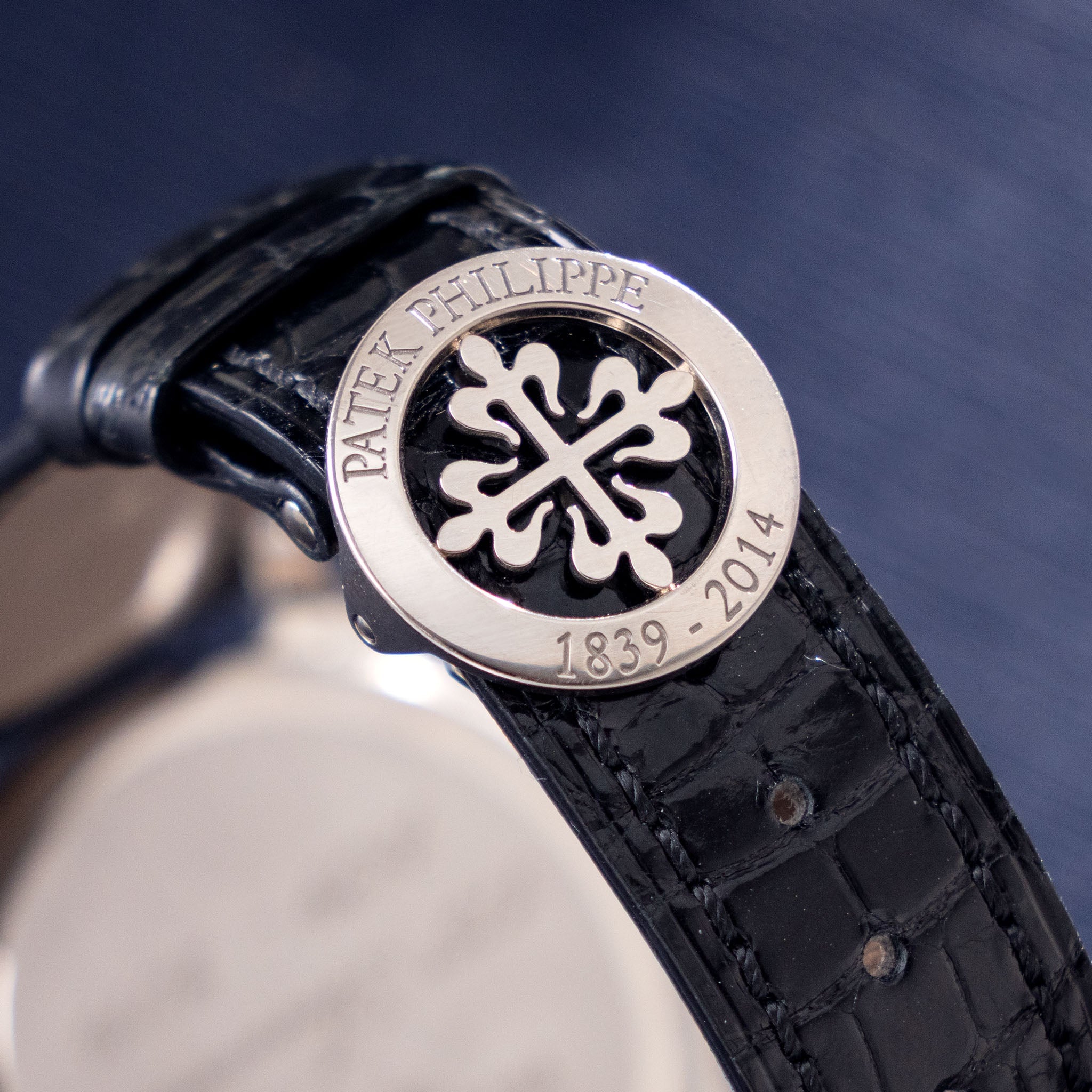 Patek Philippe World Time Moonphase 5575G "175th Anniversary" in 18k White Gold full set