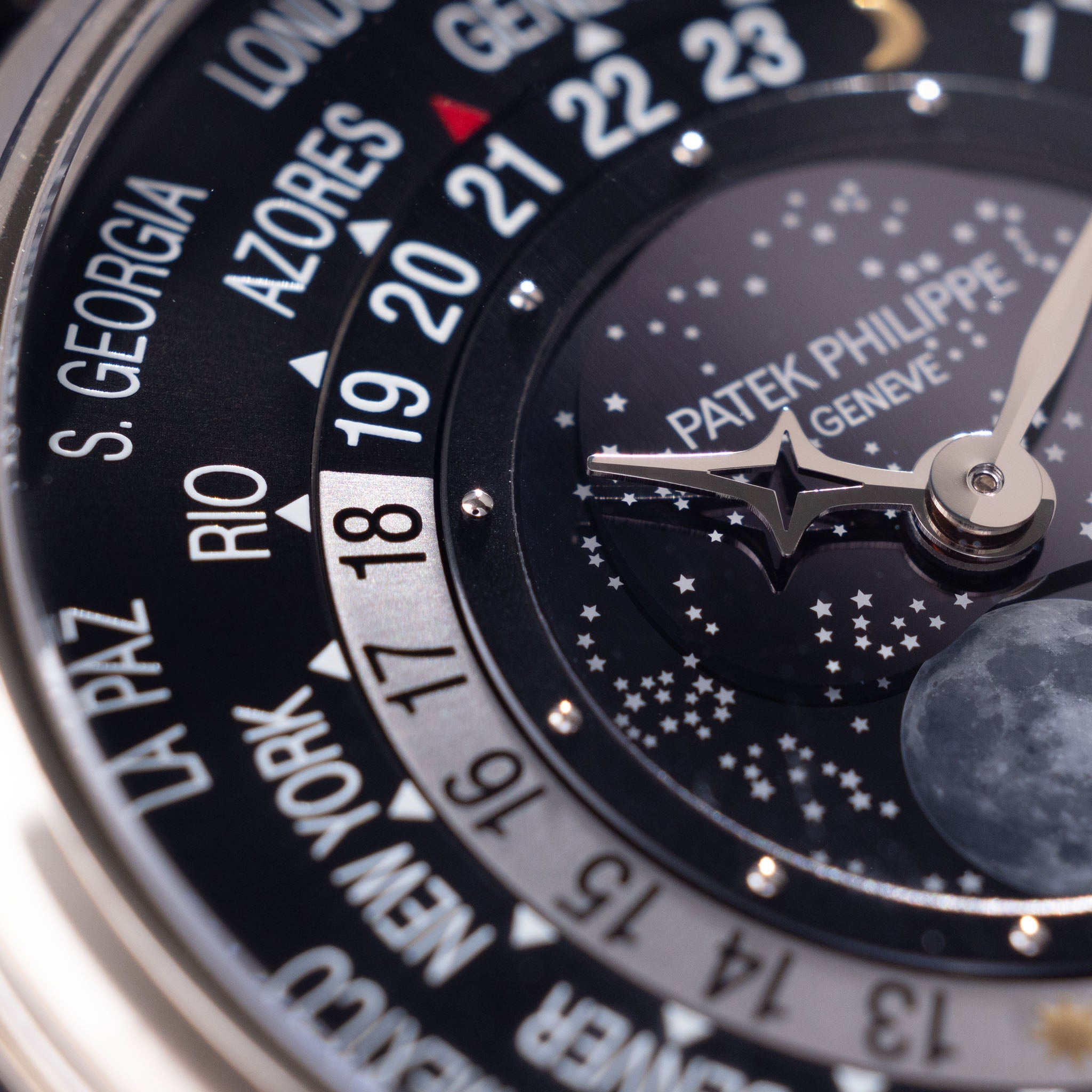 Patek Philippe World Time Moonphase 5575G "175th Anniversary" in 18k White Gold full set