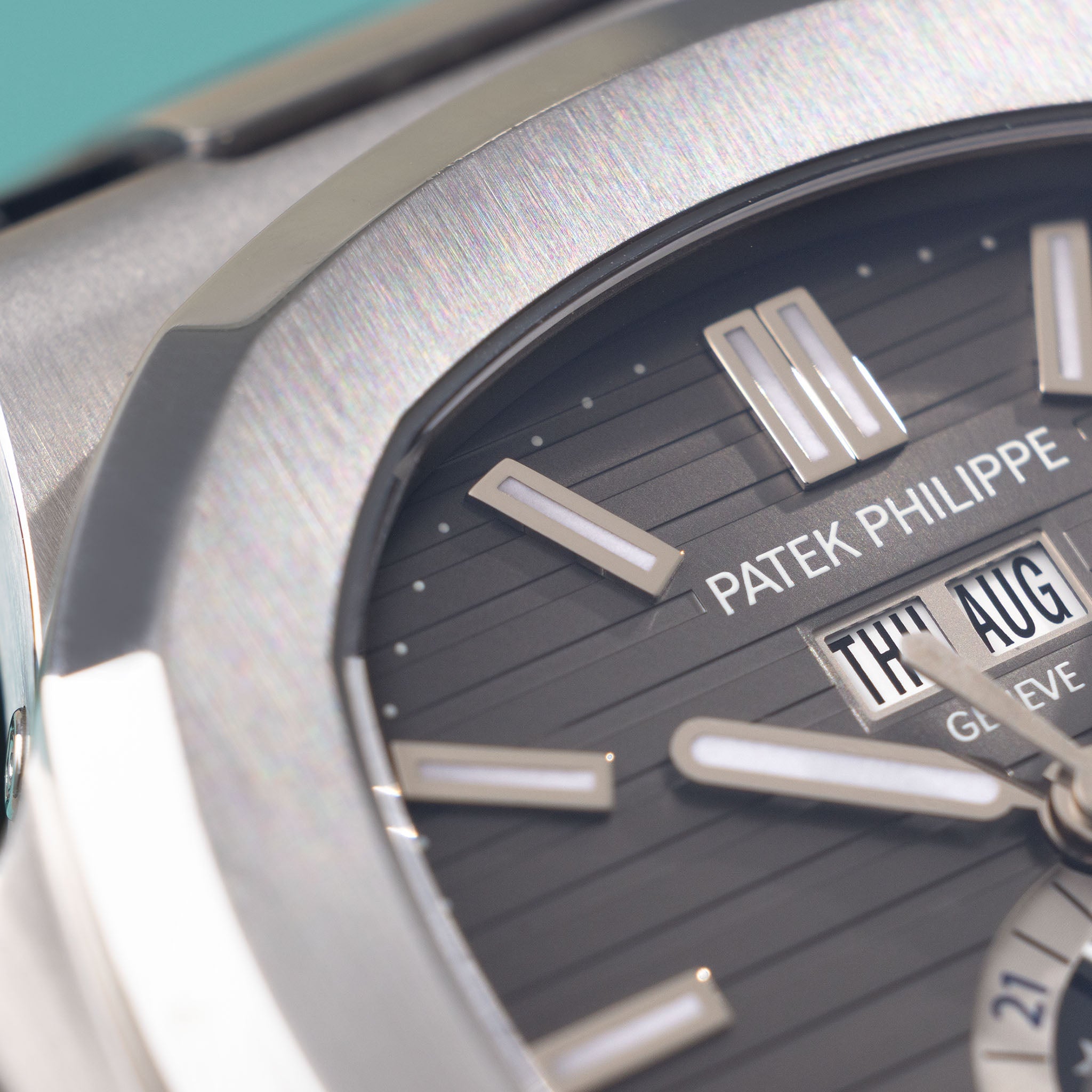 Patek Philippe Nautilus 5726A Annual Calendar retailed by "Tiffany & Co" New York Full Collectors Set