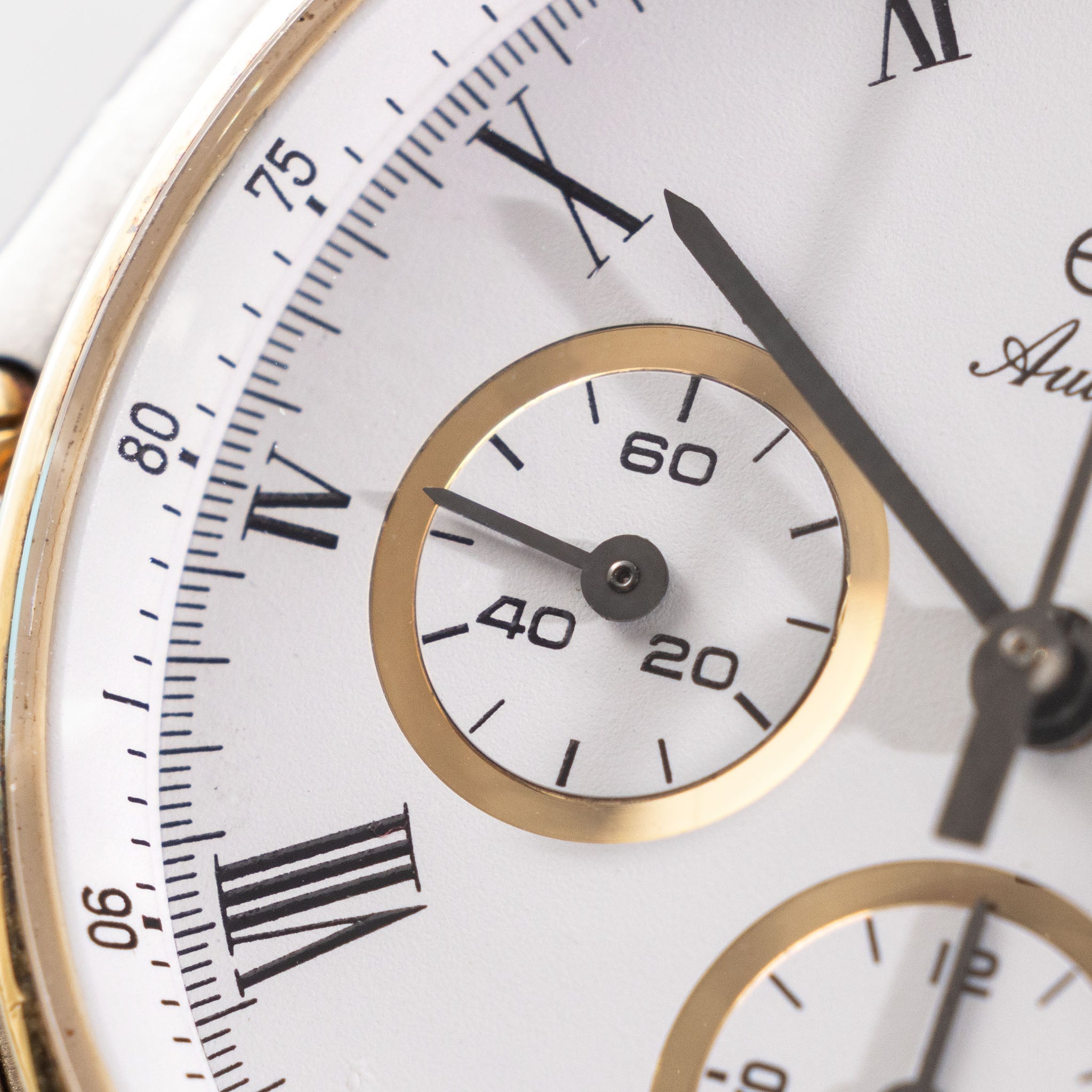 Ebel El Primero 1911 Chronograph White Dial Steel and Gold execution ref 1134901 with Box