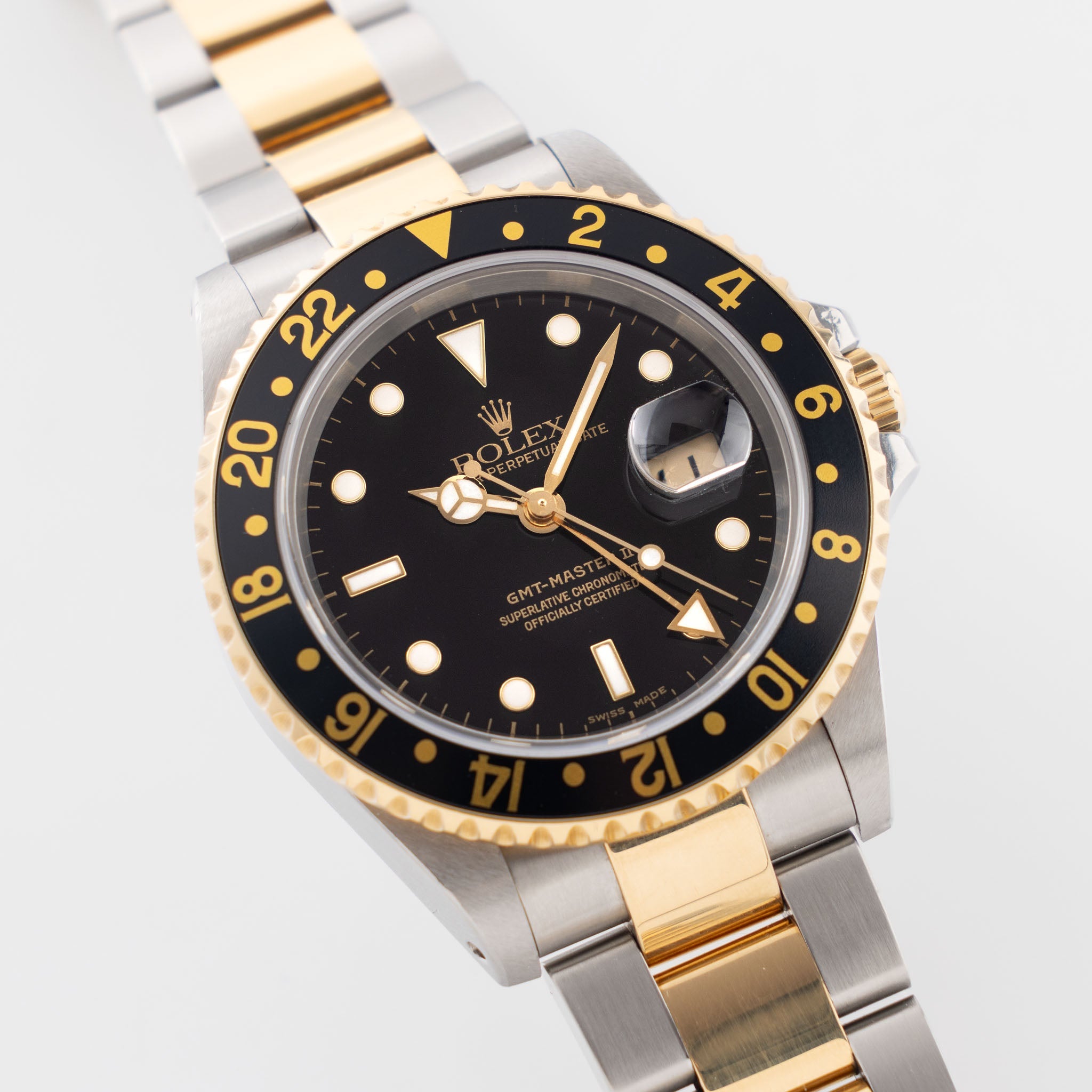 Rolex GMT-Master II ref 16713 LN Black Dial with Original Warranty Paper