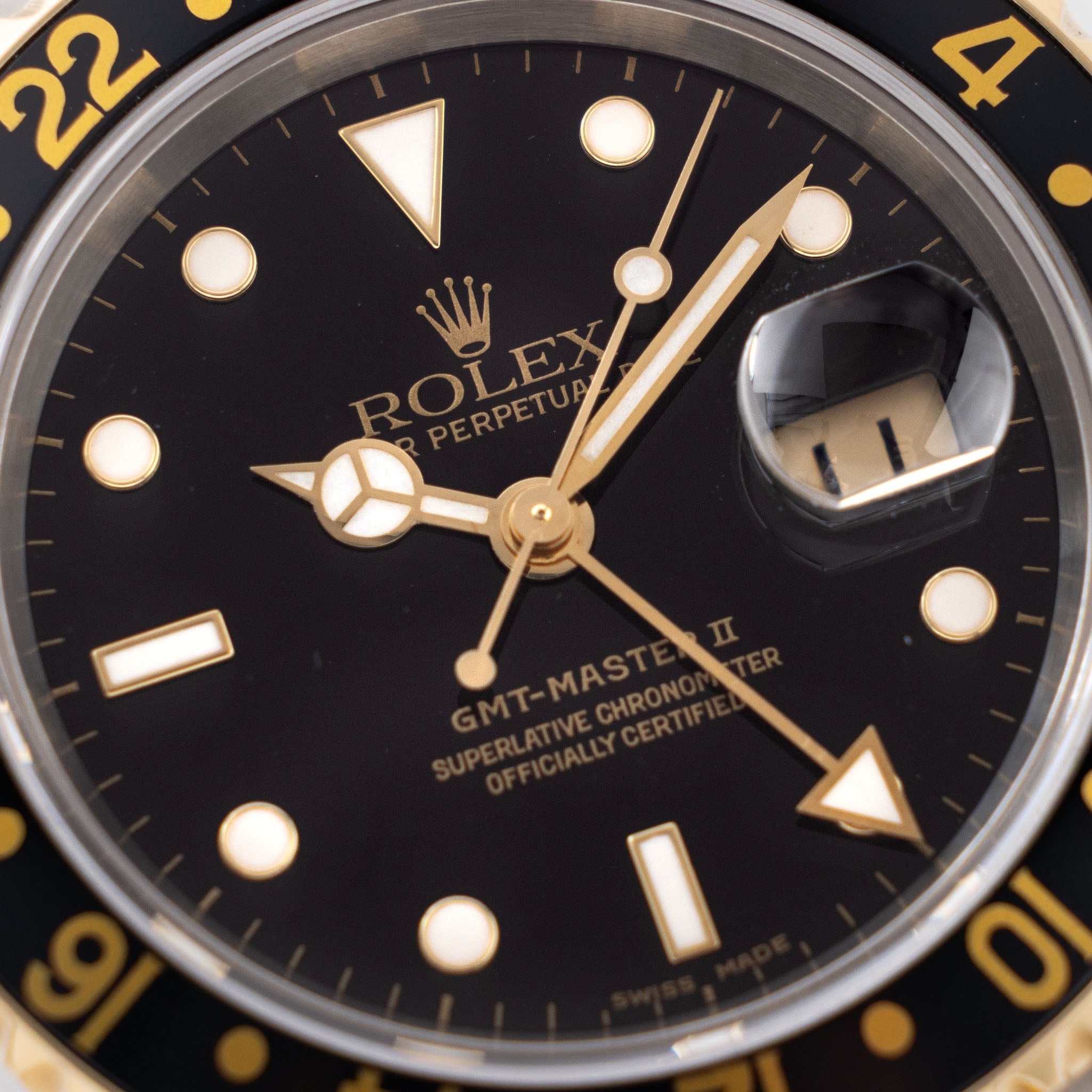 Rolex GMT-Master II ref 16713 LN Black Dial with Original Warranty Paper