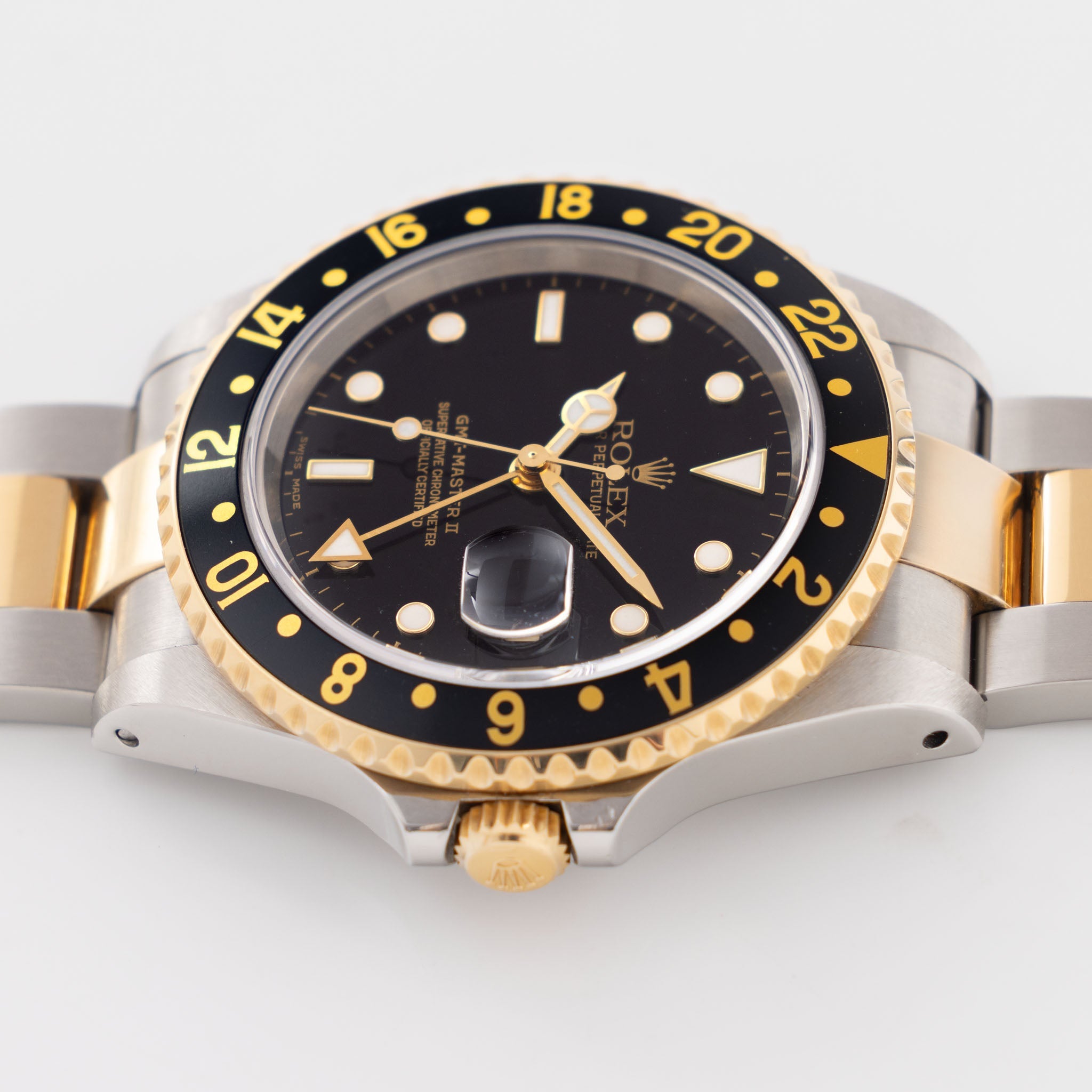 Rolex GMT-Master II ref 16713 LN Black Dial with Original Warranty Paper