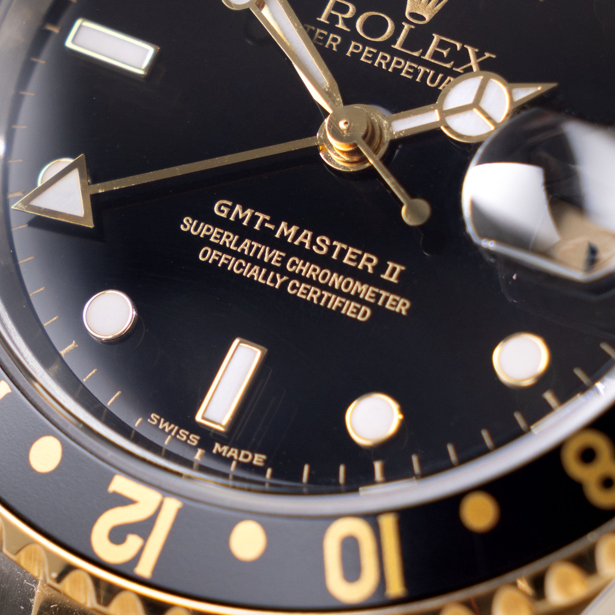 Rolex GMT-Master II ref 16713 LN Black Dial with Original Warranty Paper