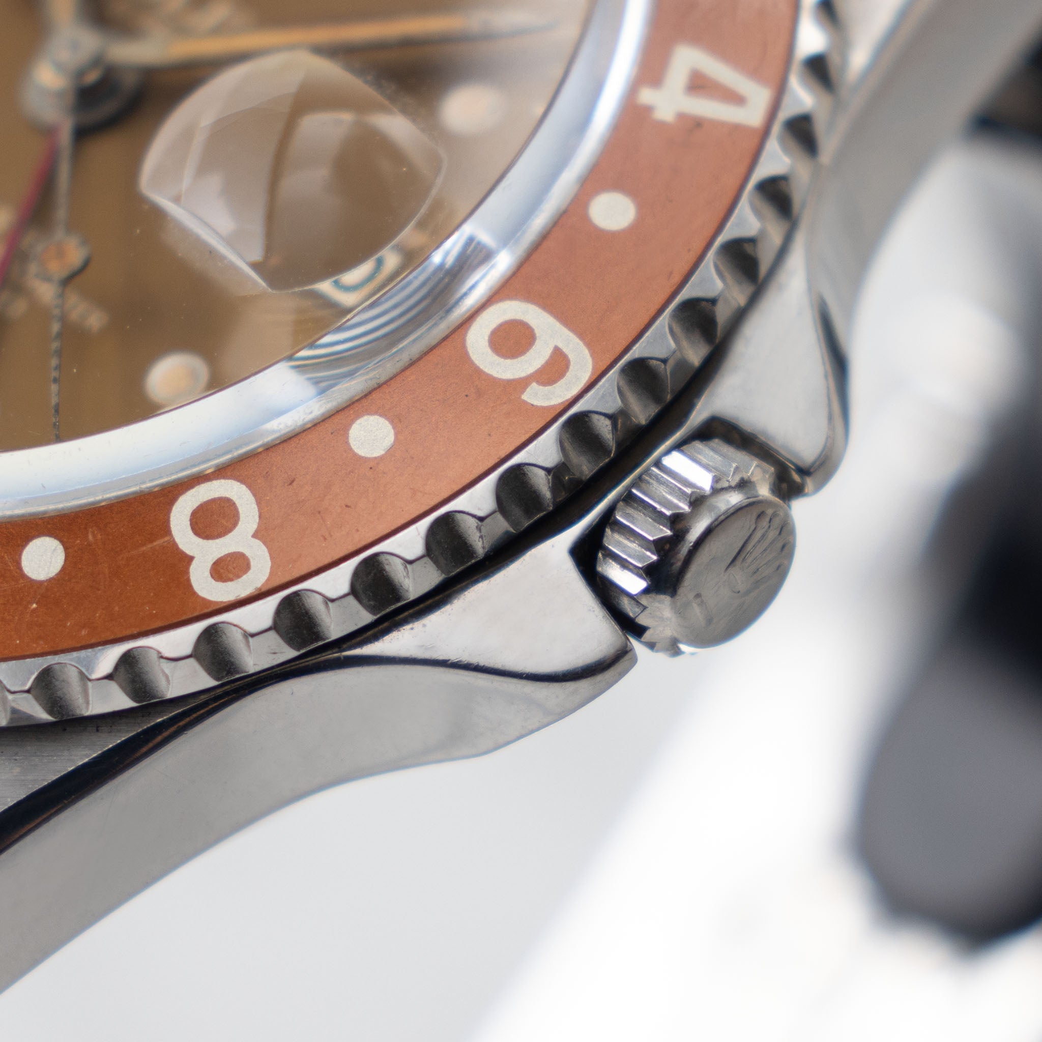 Rolex GMT-Master 1675 Caramel Tropical Gilt Chapter Ring Dial PCG Case