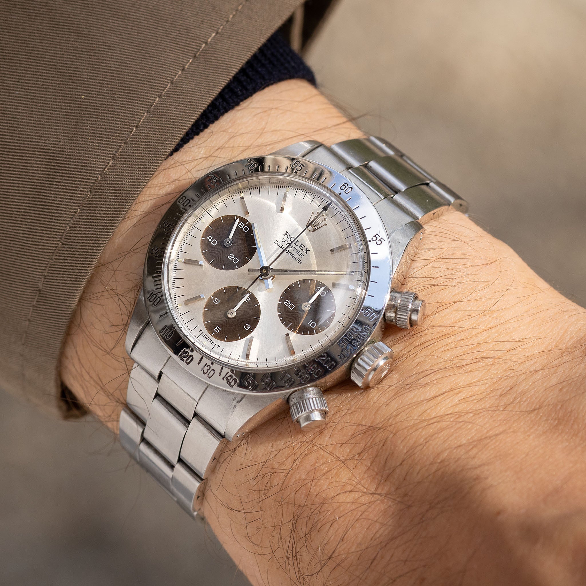 Rolex Cosmograph Daytona 6265 Mk1 Tropical Silver Dial