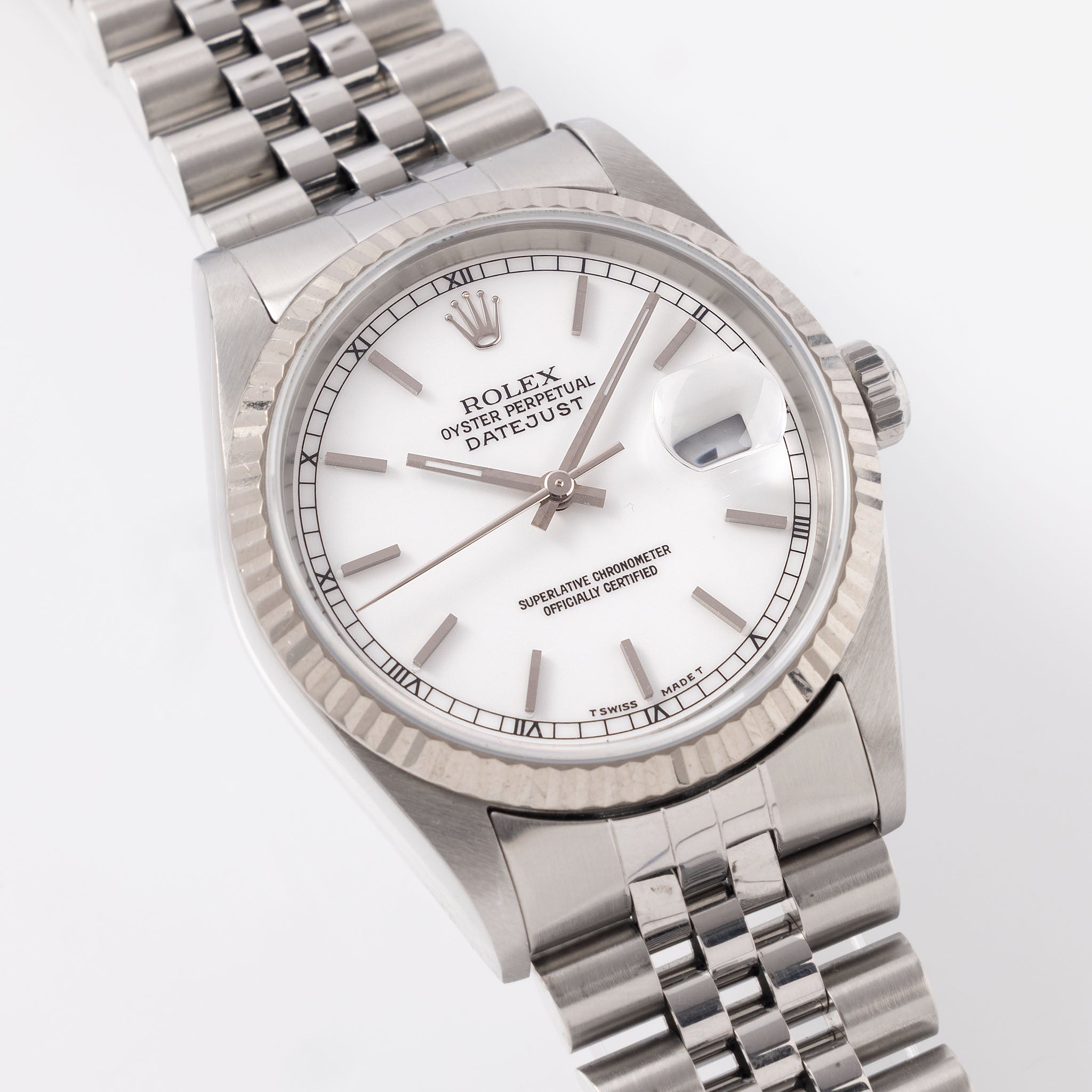 Rolex Datejust 16234 "Porcelain Dial" Box and Paper set