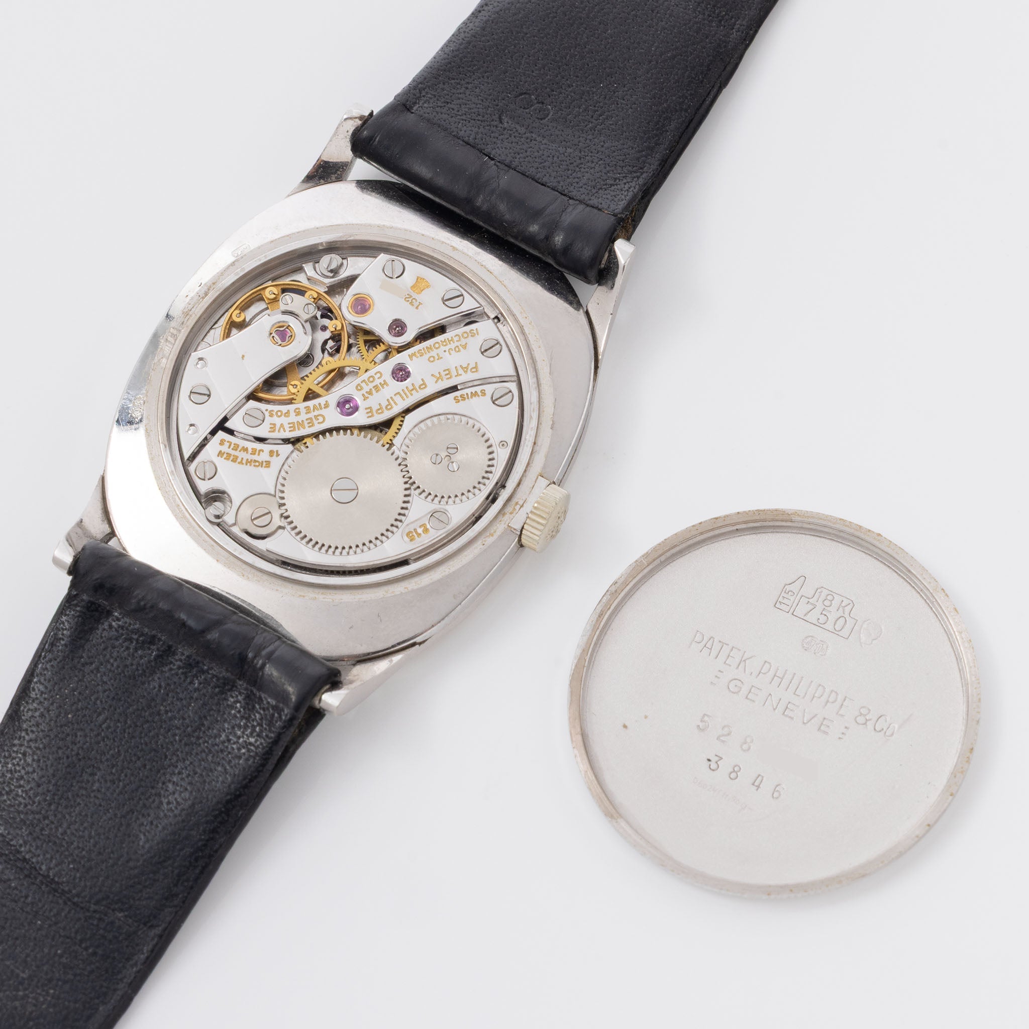 Patek Philippe Golden Ellipse Blue Dial in 18k White Gold ref. 3846G