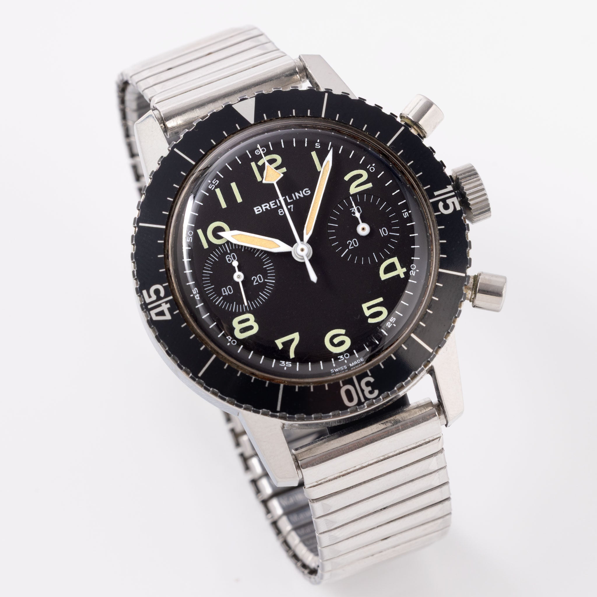 Breitling ref. 817 Italian Army Issued Chronograph with Original Box