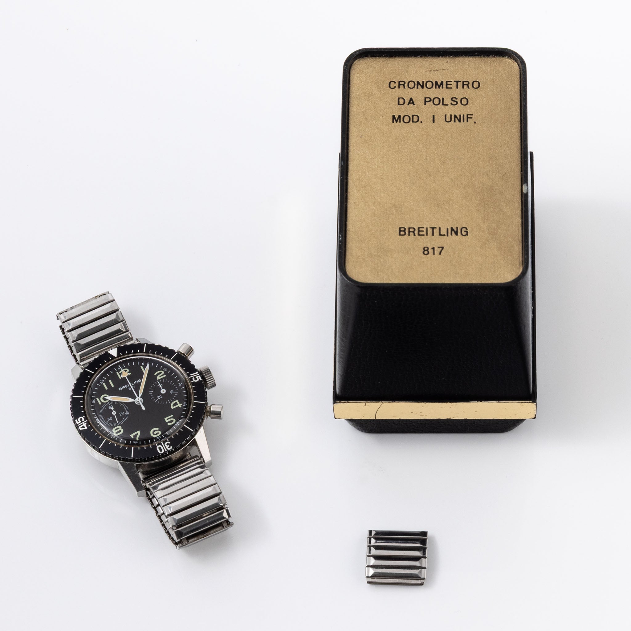 Breitling ref. 817 Italian Army Issued Chronograph with Original Box