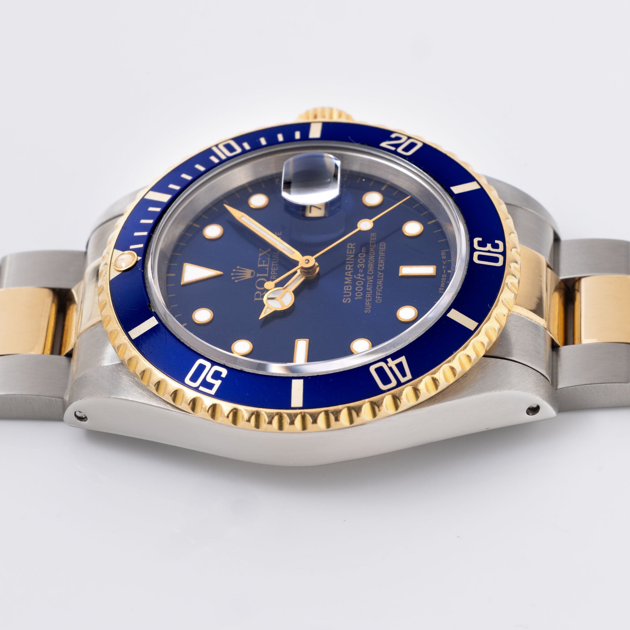 Rolex Submariner Blue Dial Steel and Gold Execution Ref. 16613