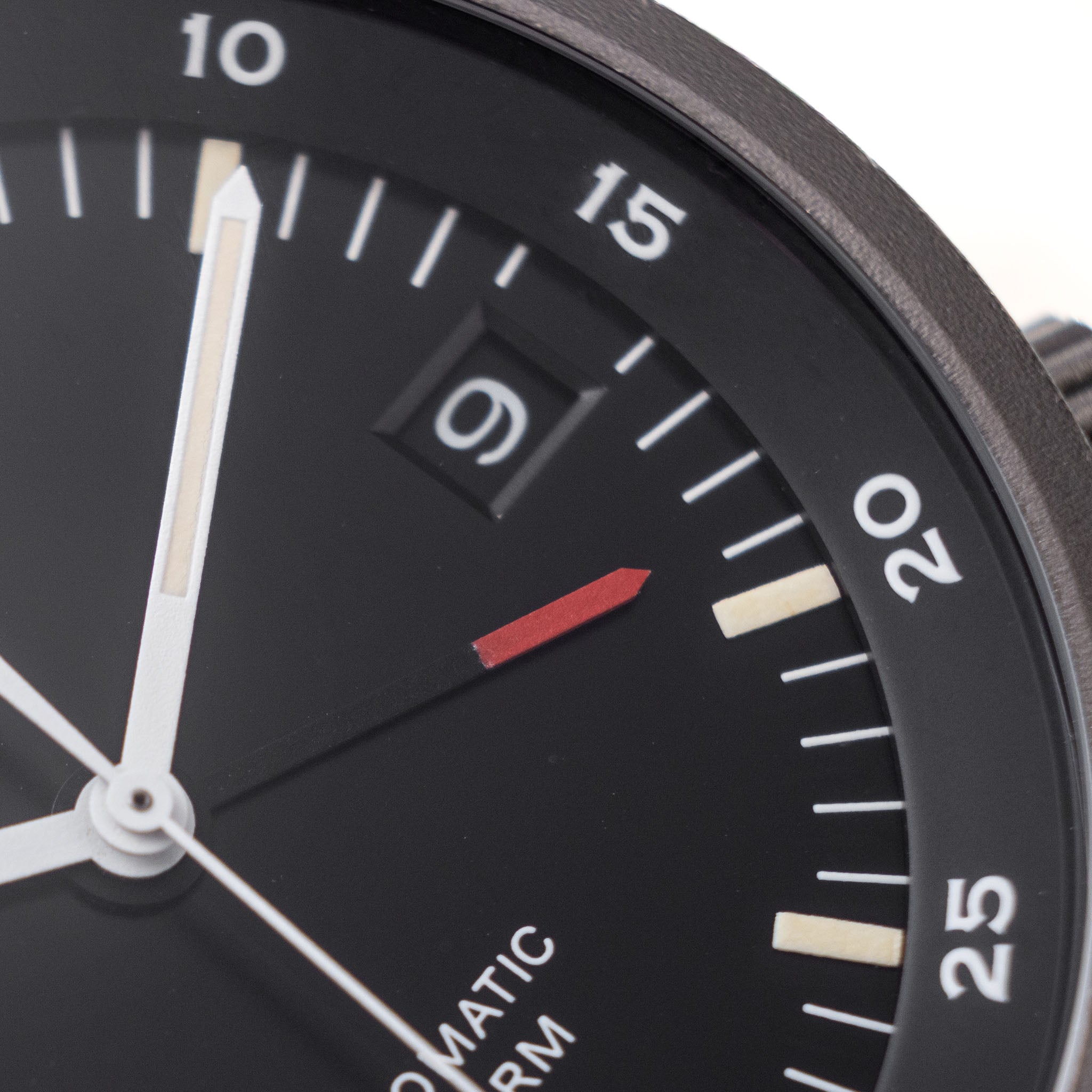 IWC GST Alarm watch black dial ref IW353701 in Titanium