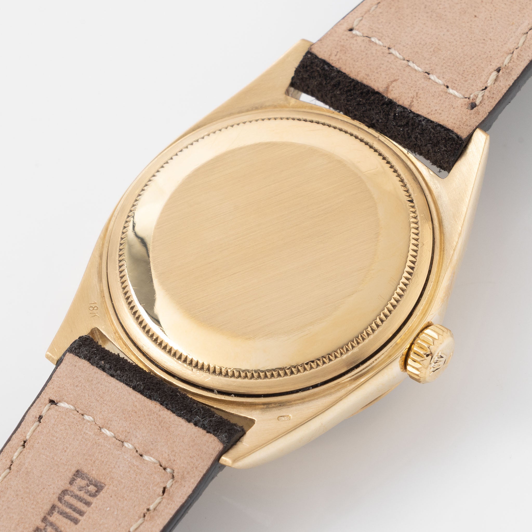 Rolex Day-Date 1803 Warm Grey Linen Dial in 18k Yellow Gold