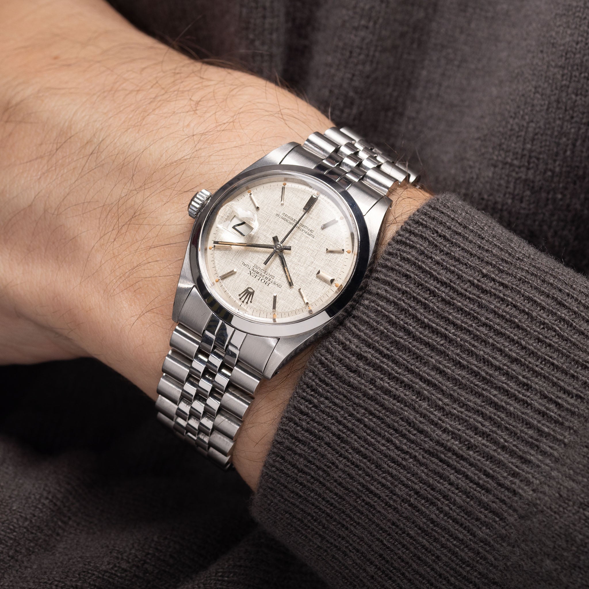 Rolex Datejust 1600 Sigma Linen Dial