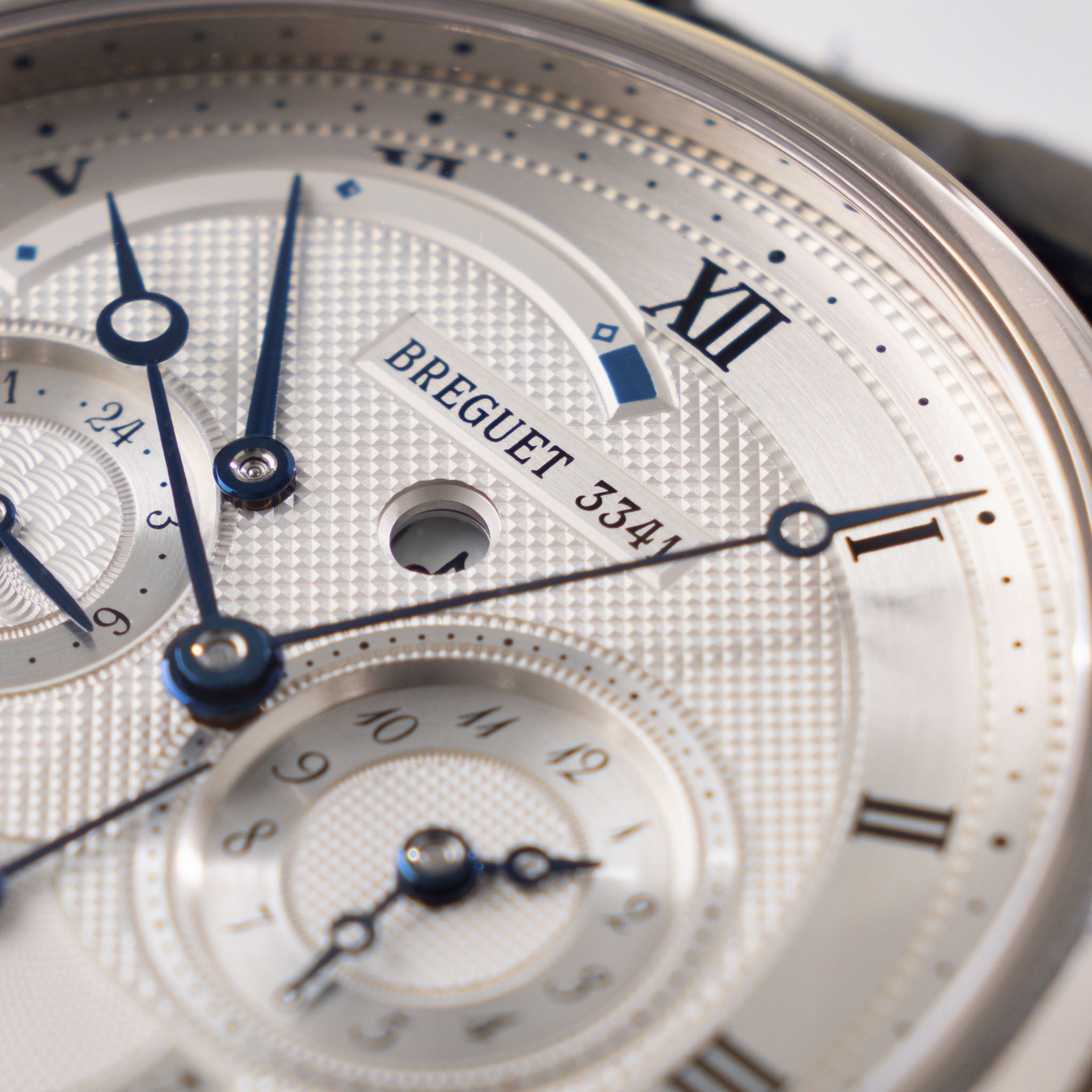 Breguet Reveil Du Tsar Le Classique Silver Guilloché Dial in 18k White Gold ref. 5707