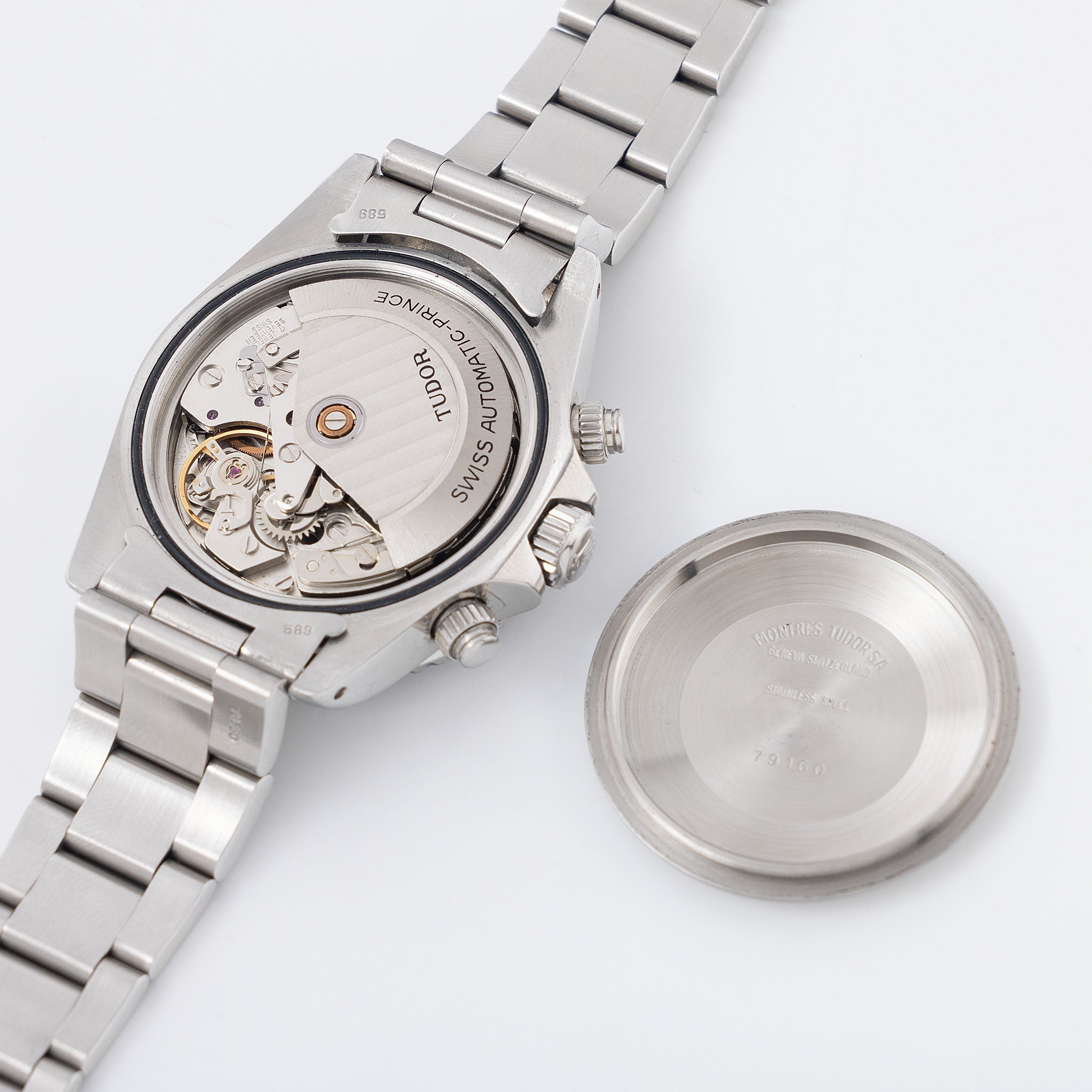 Tudor Oysterdate Big Block Chronograph Black Dial ref. 79170