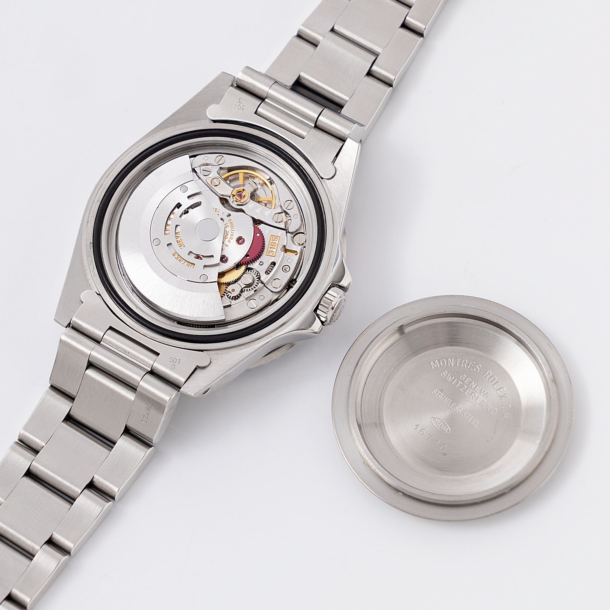 Rolex Gmt-Master II 16710 Swiss Only Dial Box and Paper set Pepsi Insert