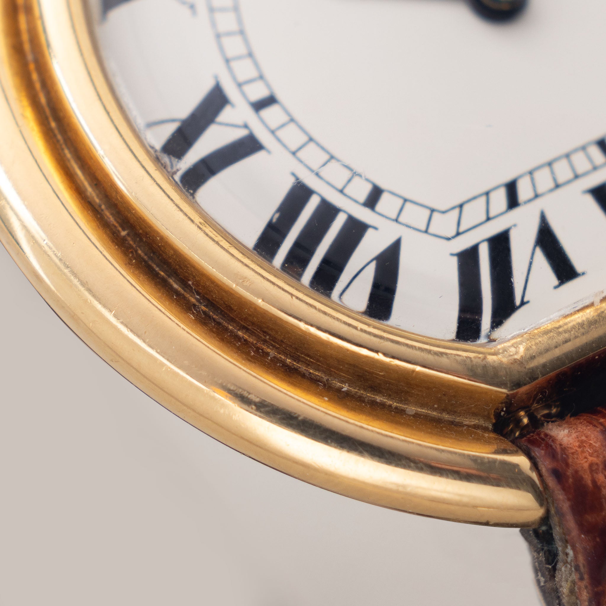 Cartier Gondole Ellipse Paris dial in 18 k yellow gold ref 78291