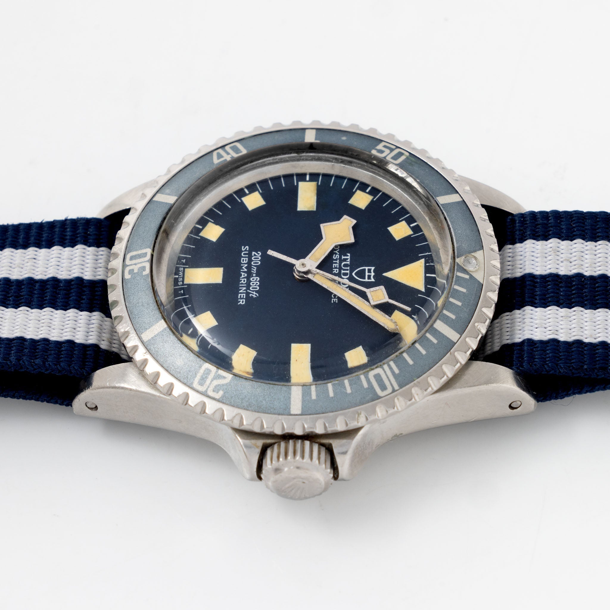 Tudor Submariner MN82 Marine Nationale ref 9410/0 Blue Snowflake Dial