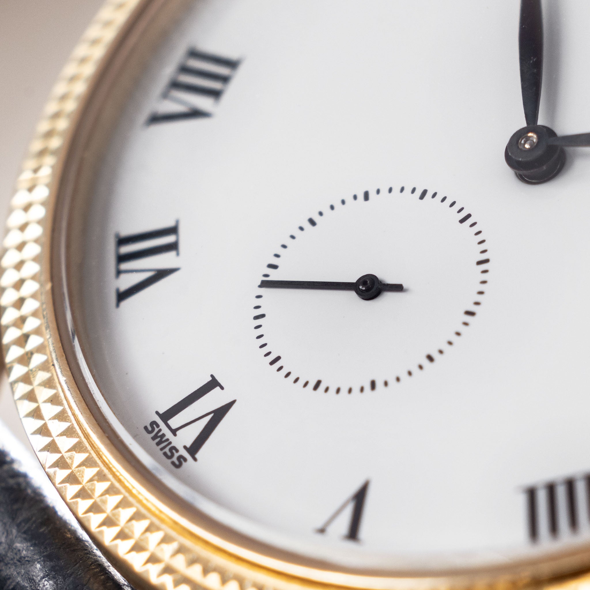 Patek Calatrava Porcelain dial , Clous de Paris 18k yellow gold case with extract from the archives ref 3919