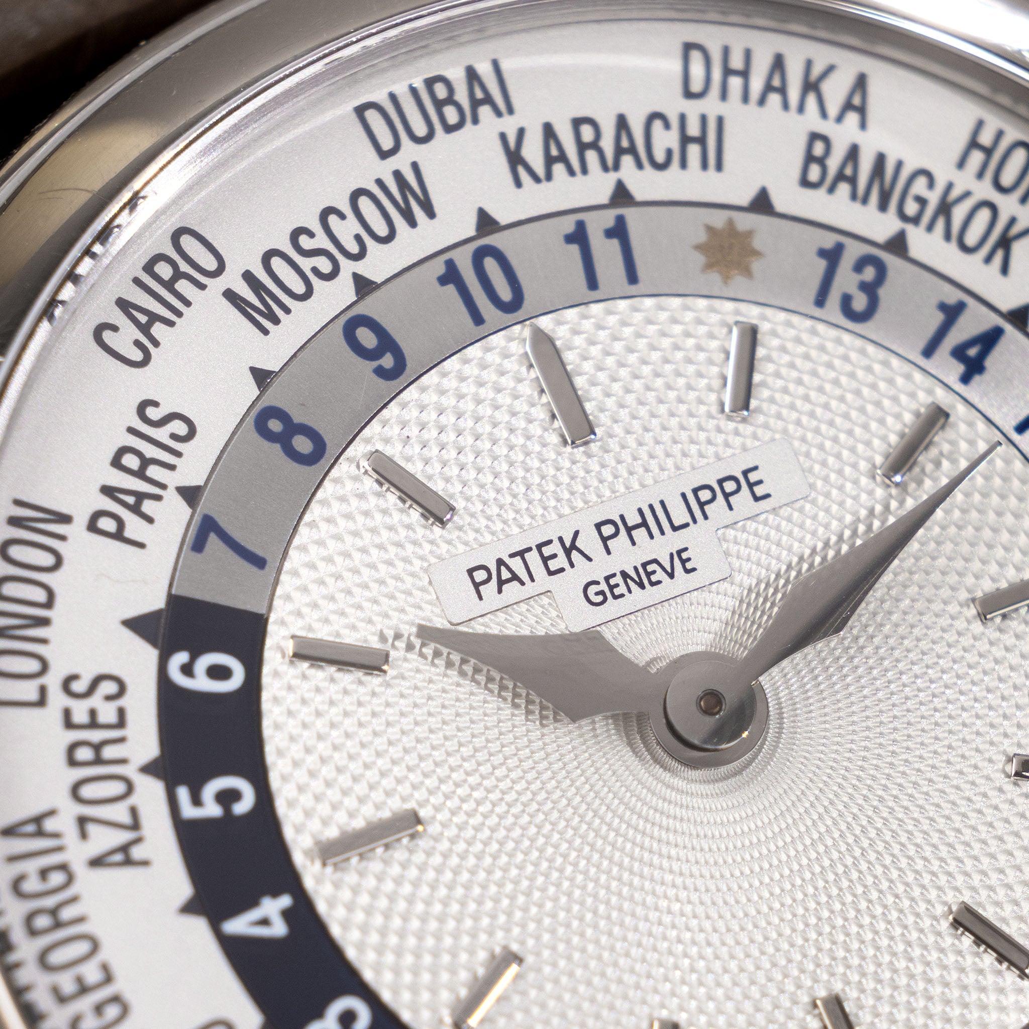 Patek Philippe World Time 5110G in 18k White Gold with Extract from the Archives