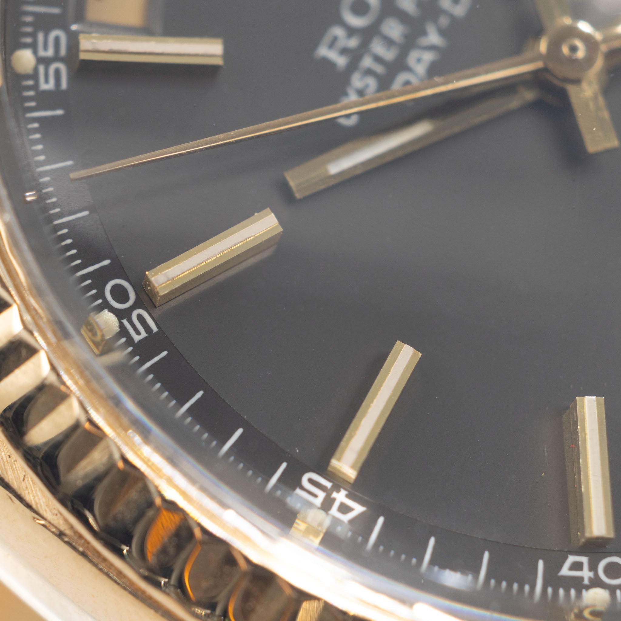 Rolex Day-date Grey dial in 18 k yellow gold ref 1803