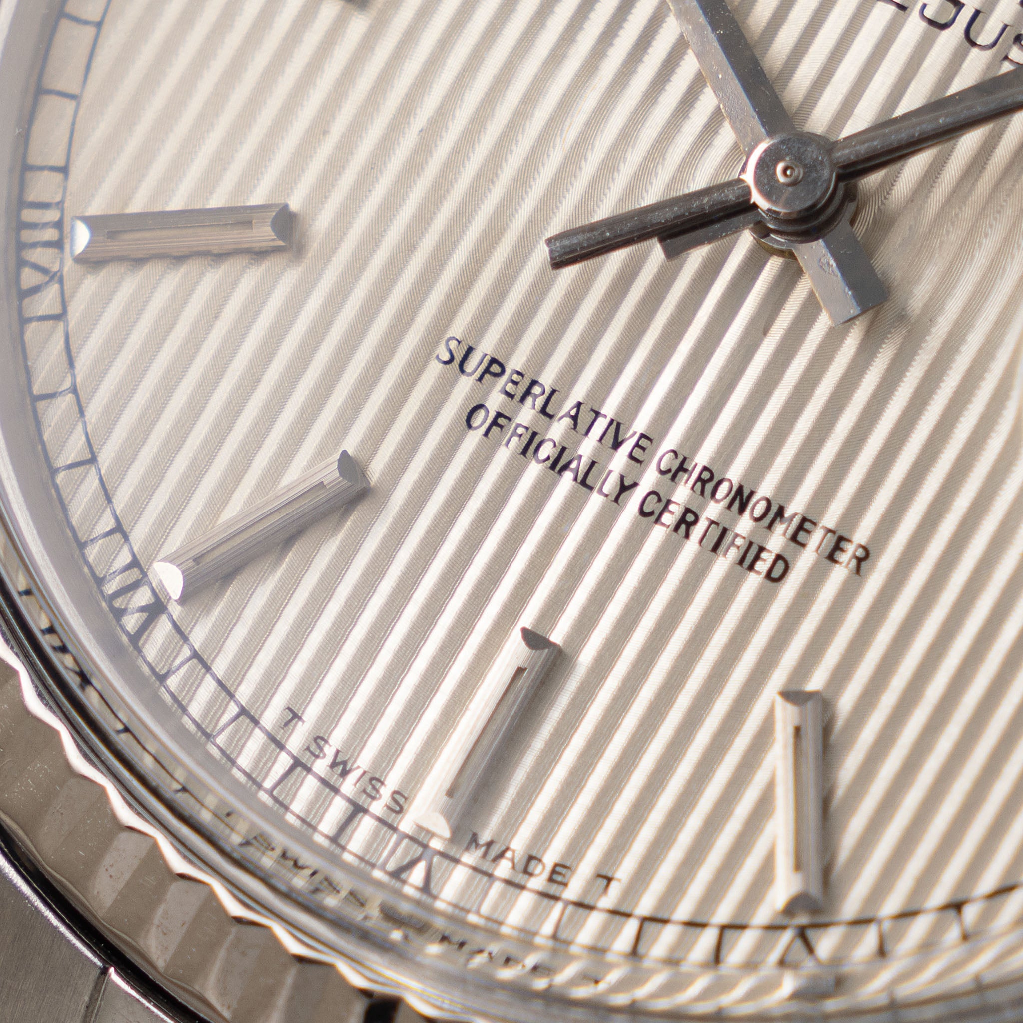 Rolex Datejust 16014 Silver Tapestry Dial