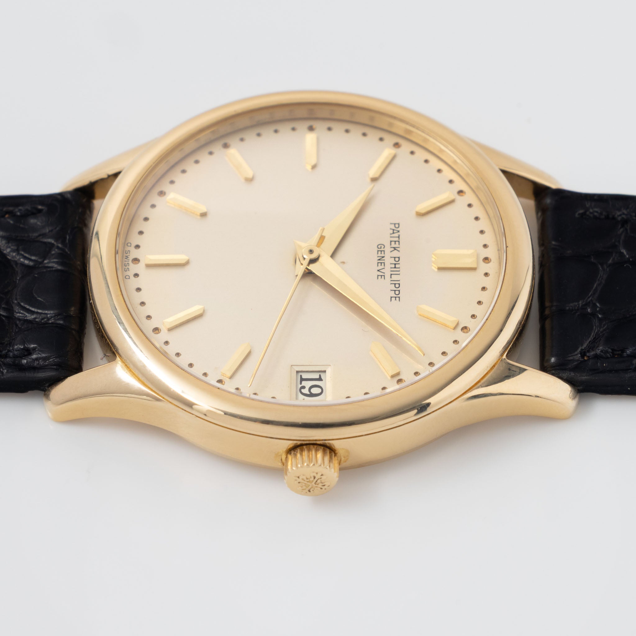 Patek Philippe Calatrava 3998J Argenté Dial ref. 3998j with Original Certificate of Origine