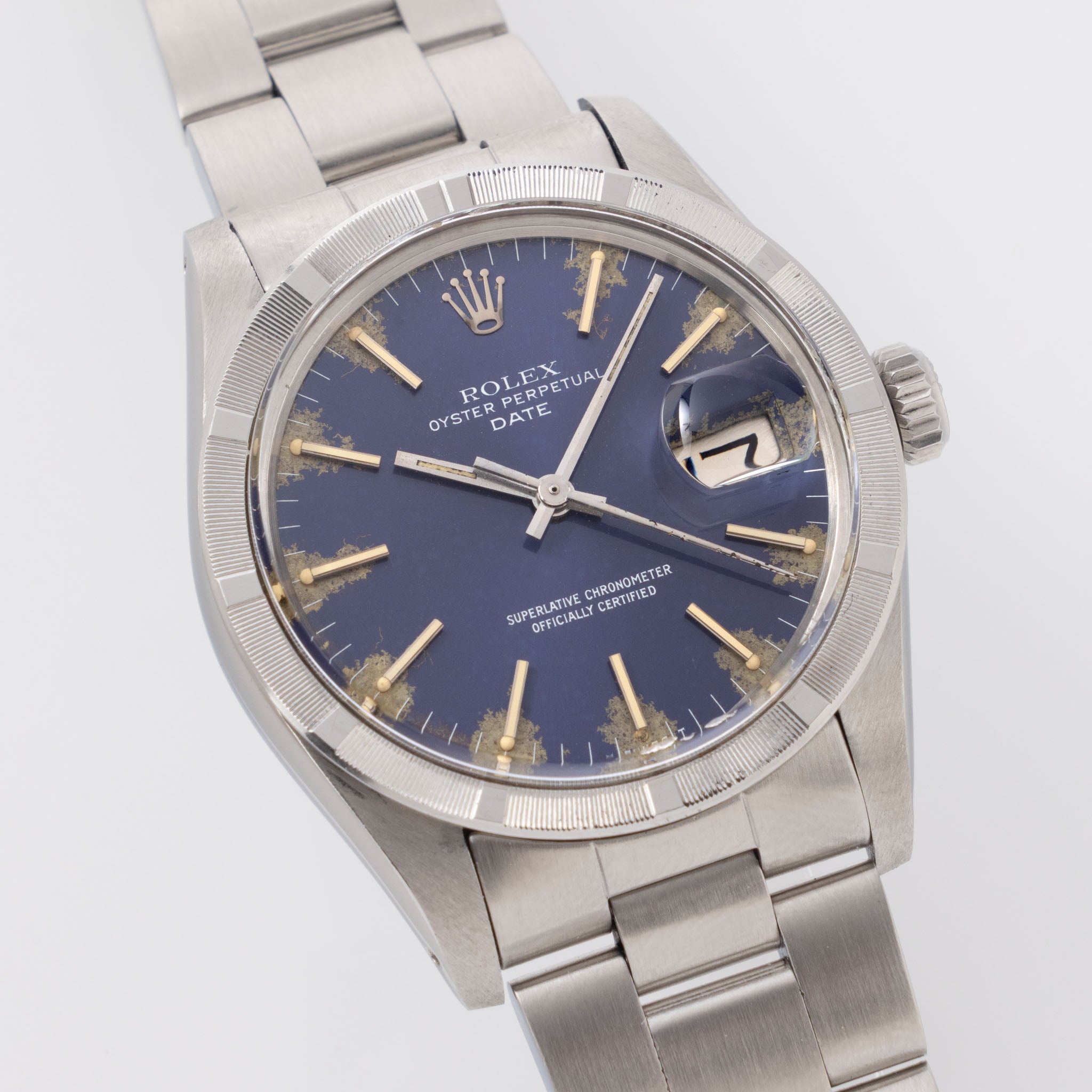 Rolex Oyster-Perpetual Date 1501 Blue Explosion