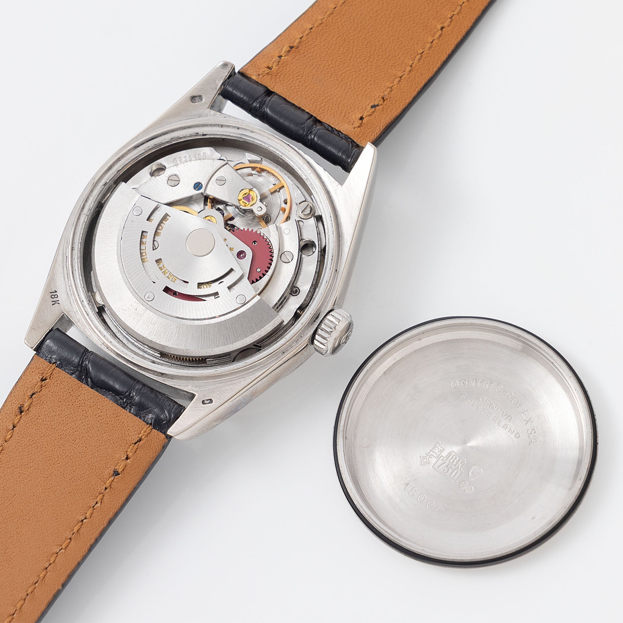 Rolex Day-Date 18039 Silver Diamond Dial in 18k White Gold