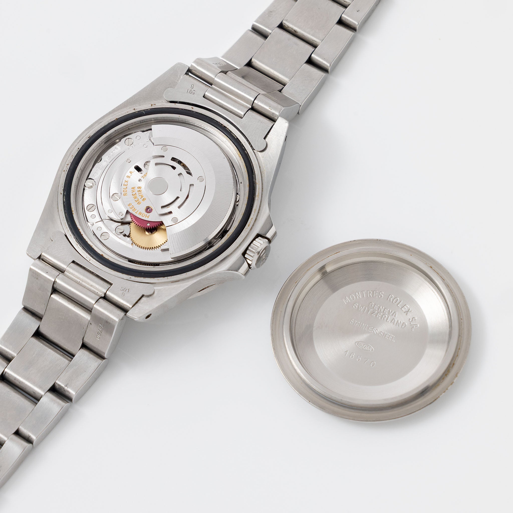 Rolex Explorer II 16570 Black Swiss Only Dial with Original Punched Paper