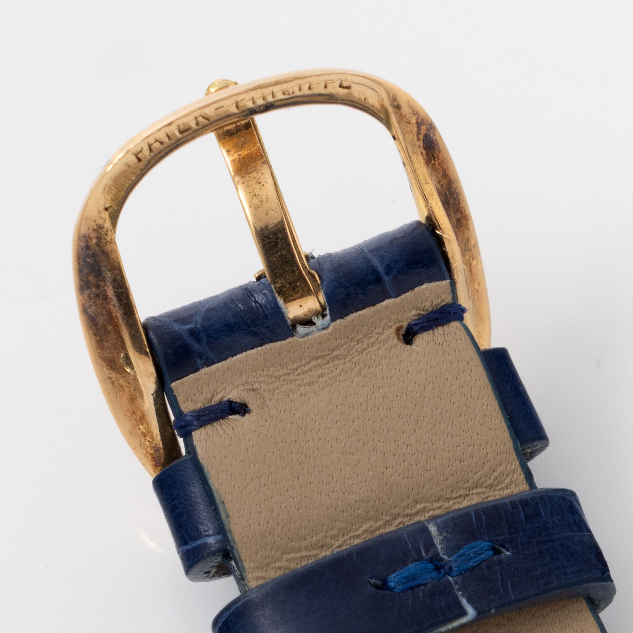 Patek Philippe Golden Ellipse Blue Jeans Dial Ref. 3534-2 in 18k Yellow Gold