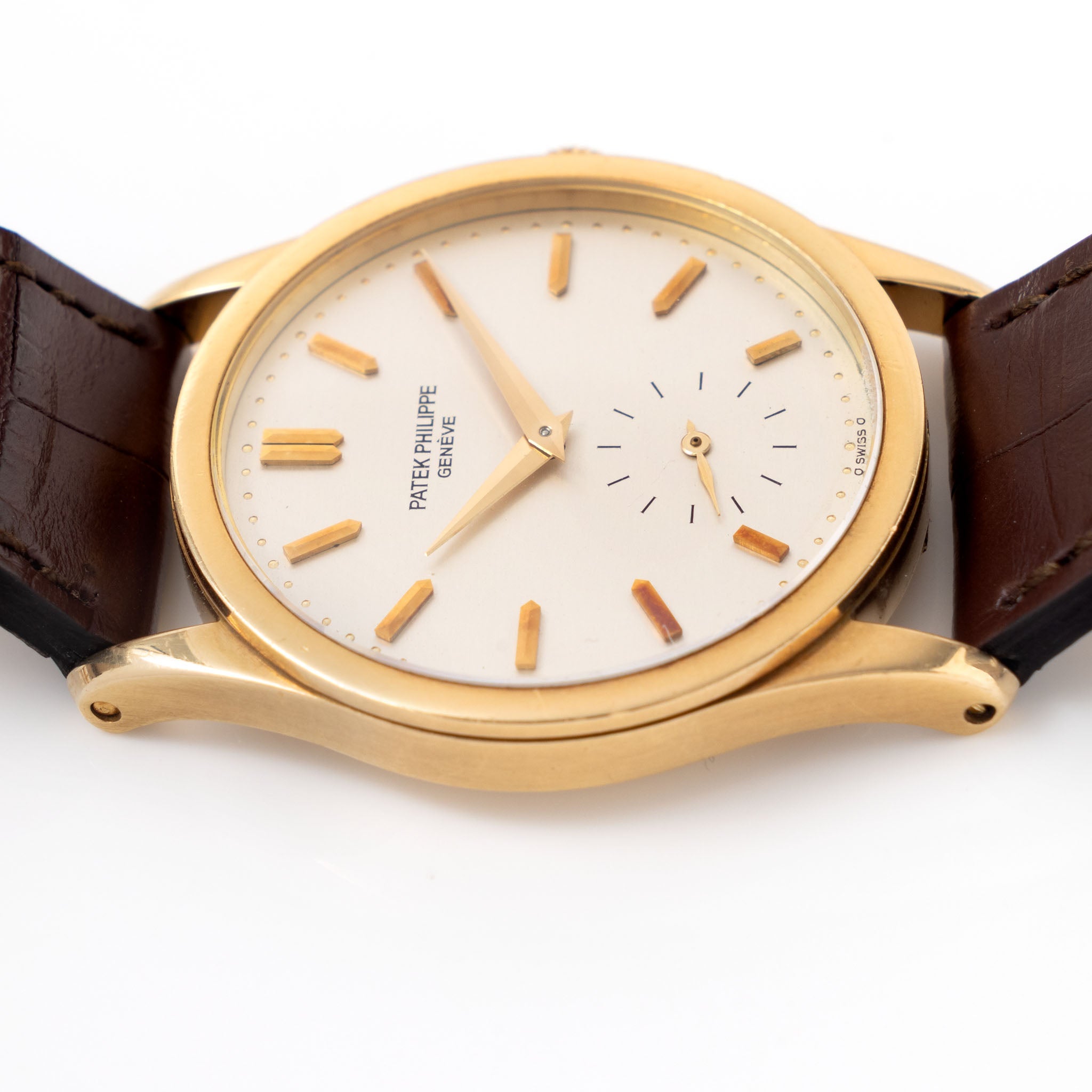 Patek Philippe Calatrava 3796J Silver Dial in 18k Yellow Gold