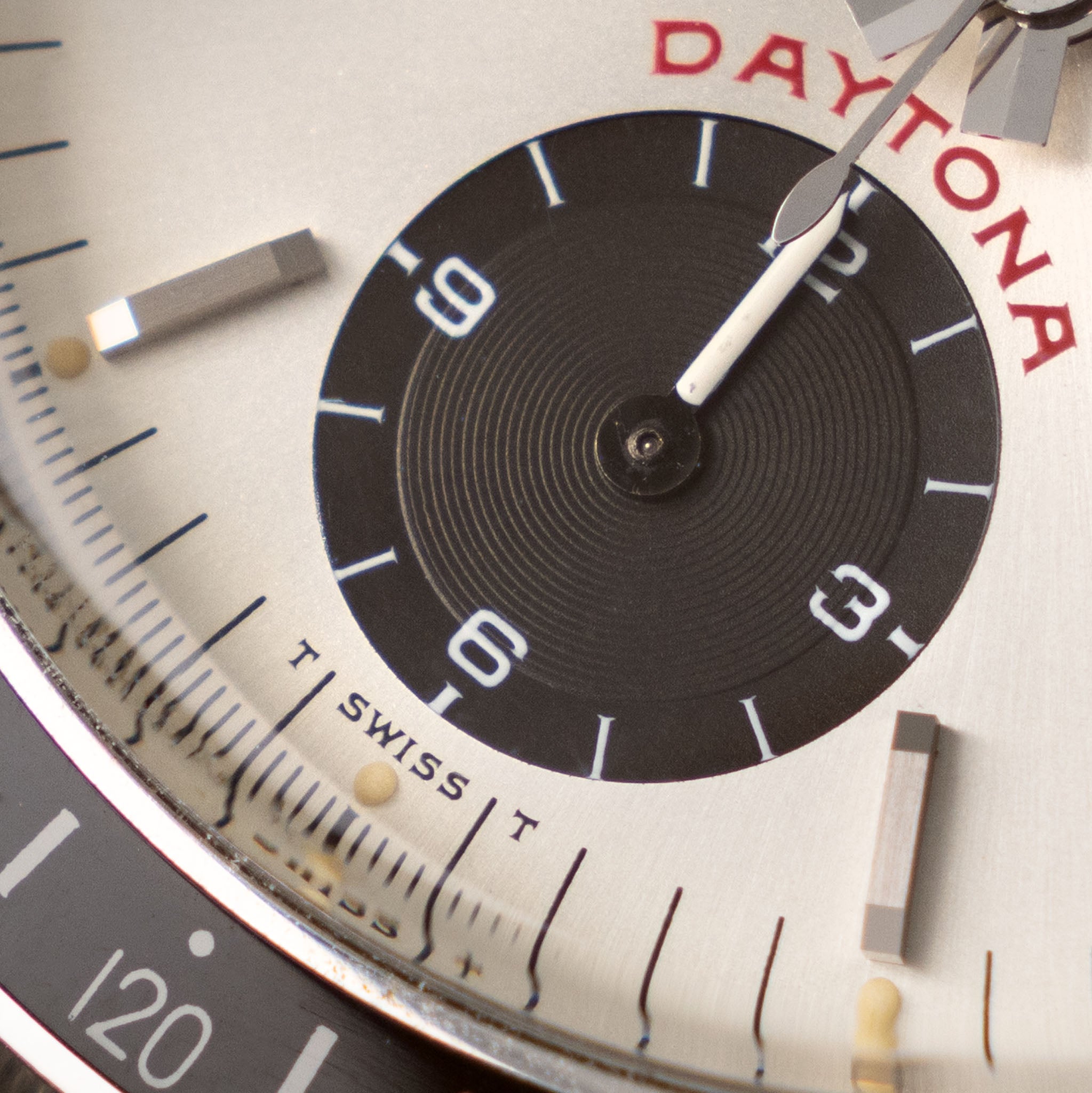 Rolex Cosmograph Daytona 6263 Big Red Floating Silver Soleil Dial