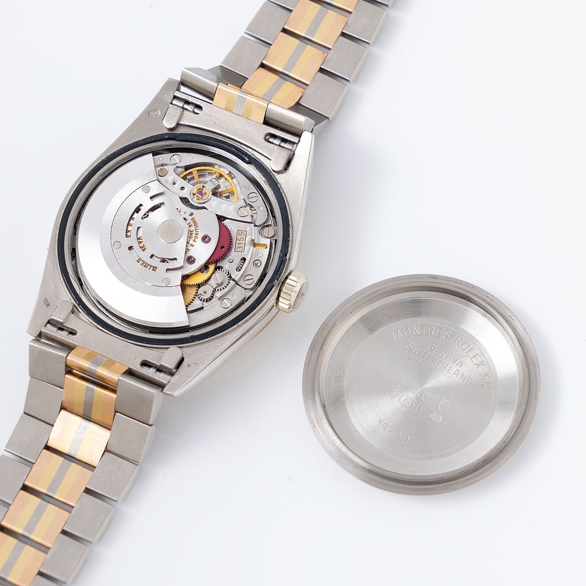 Rolex Day-date Tridor Peach Diamond Marker Dial with Original Guarantee Paper ref 18239B