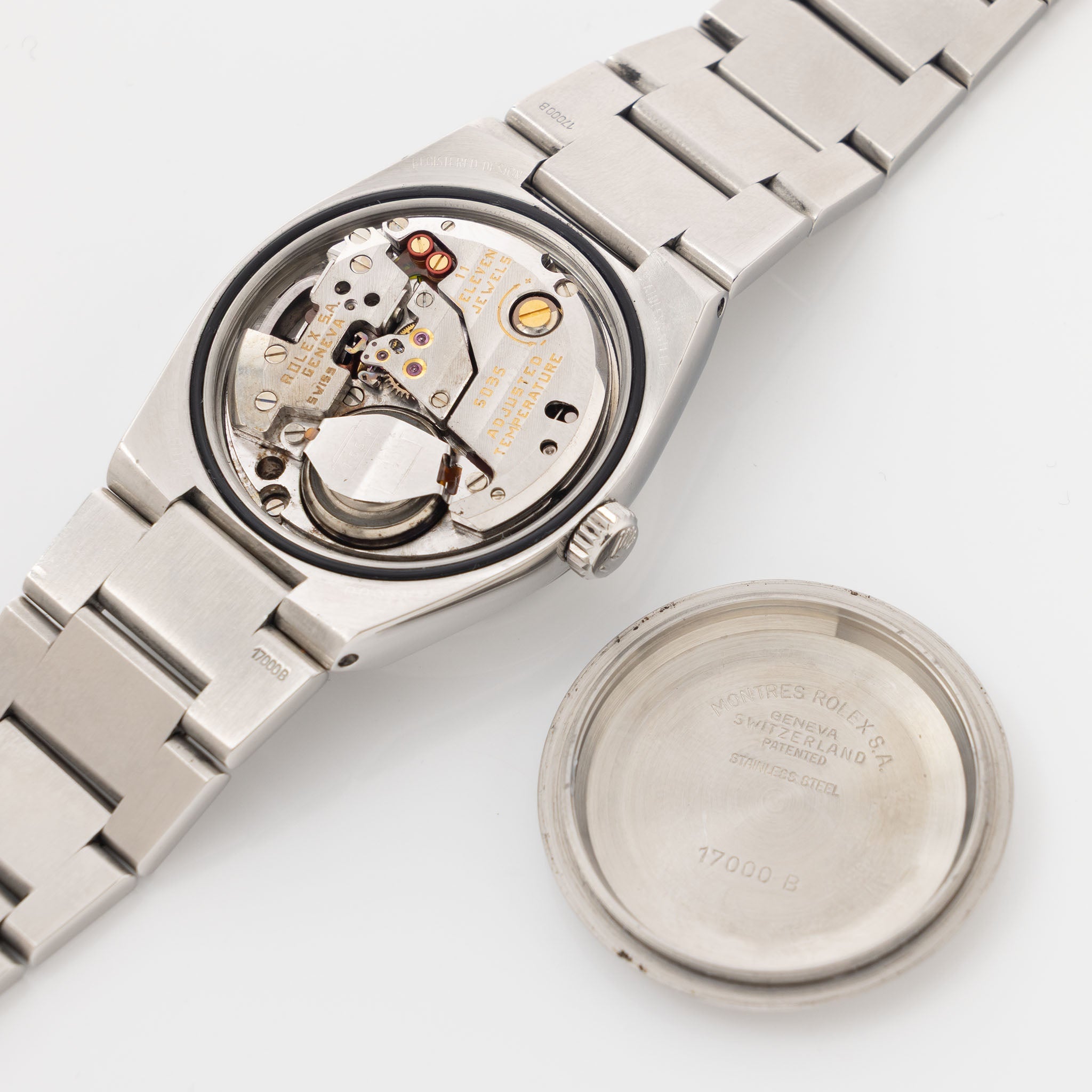Rolex Oysterquartz Datejust 17000 White Buckley Dial with Papers