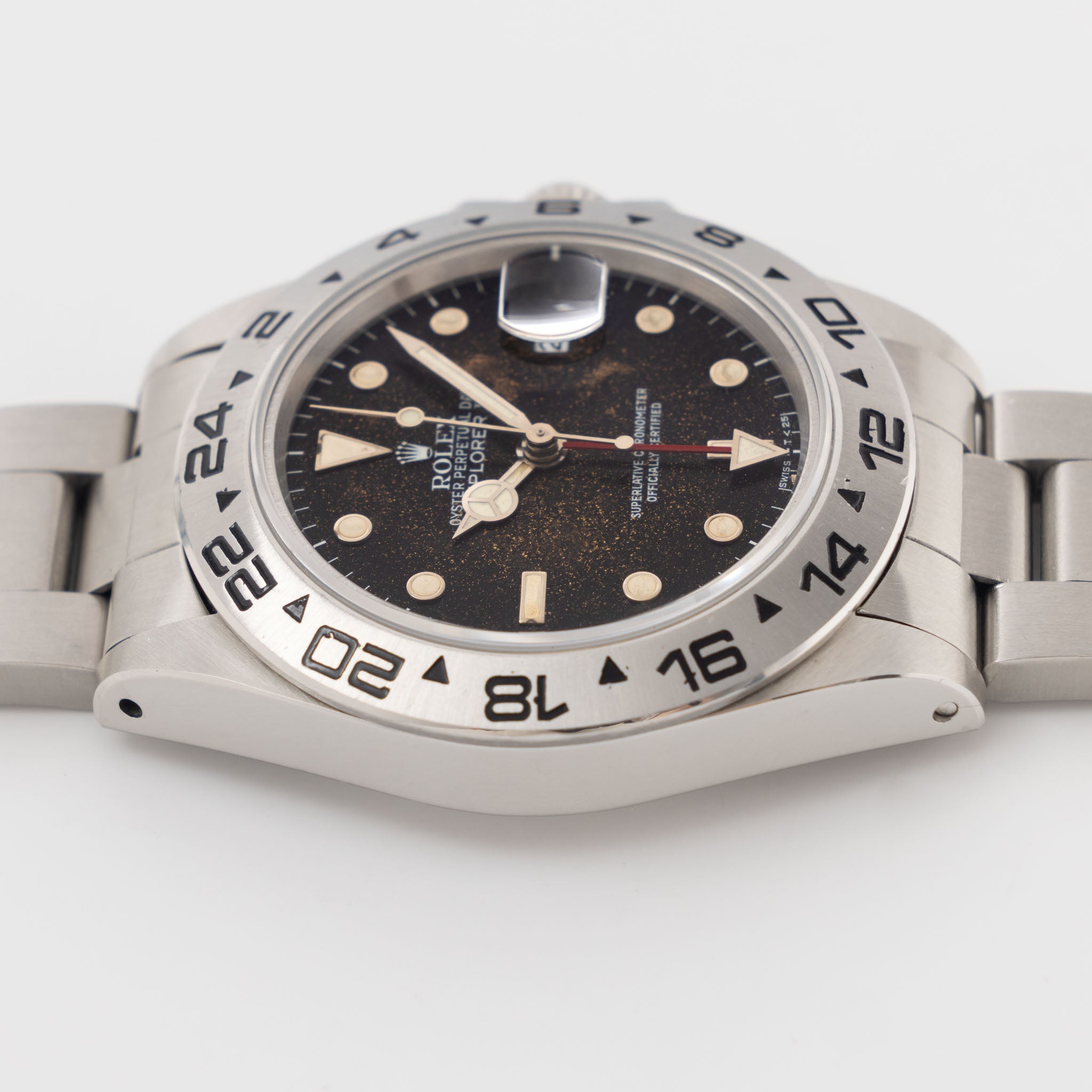 Rolex Explorer II 16550 Galaxy Tropical Dial with Box and Papers