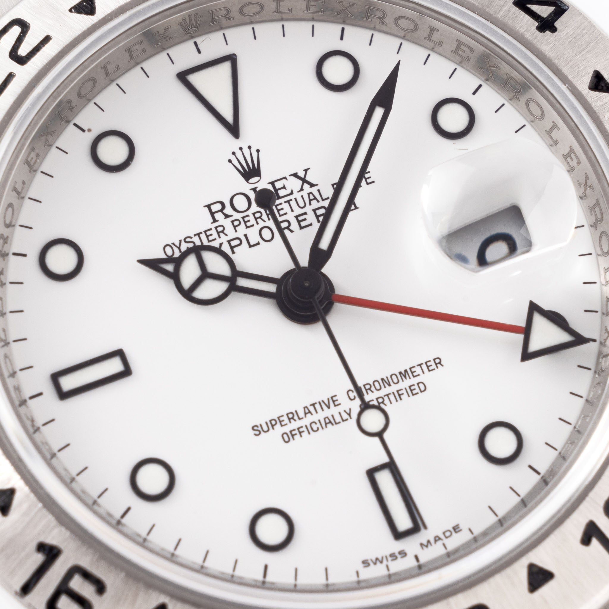 Rolex Explorer II Ref. 16570 White “Polar” Dial No Lug Hole Case