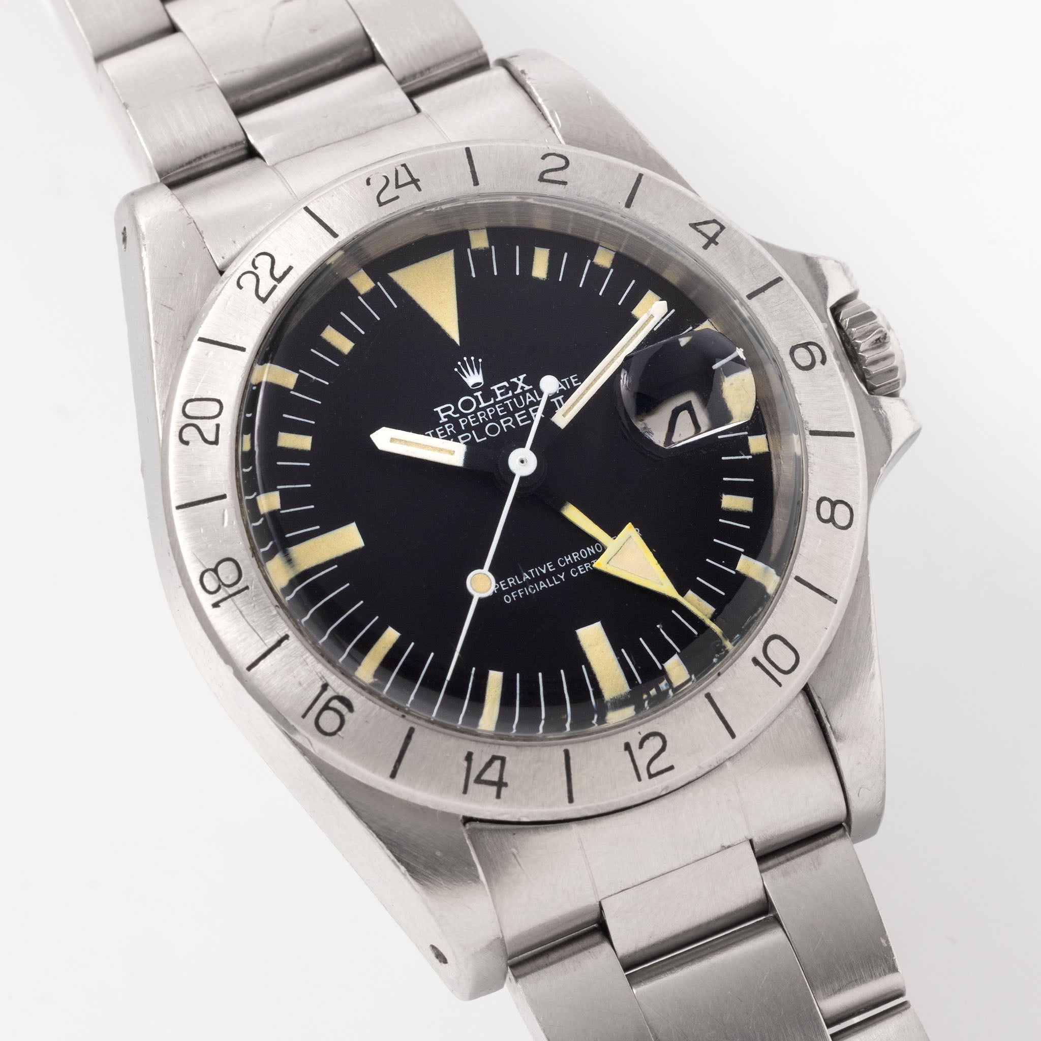 Rolex Explorer II 1655 Albino MK4 Dial from Original Owner with Box and Papers