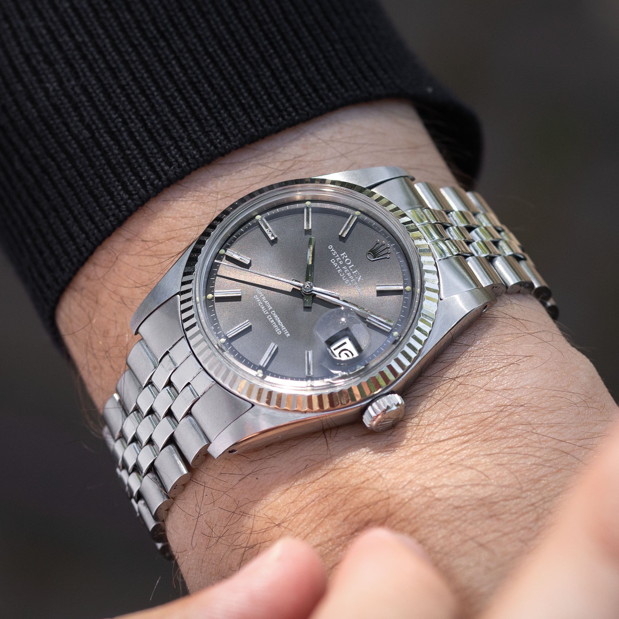 Rolex Datejust 1601 Grey Sigma Dial