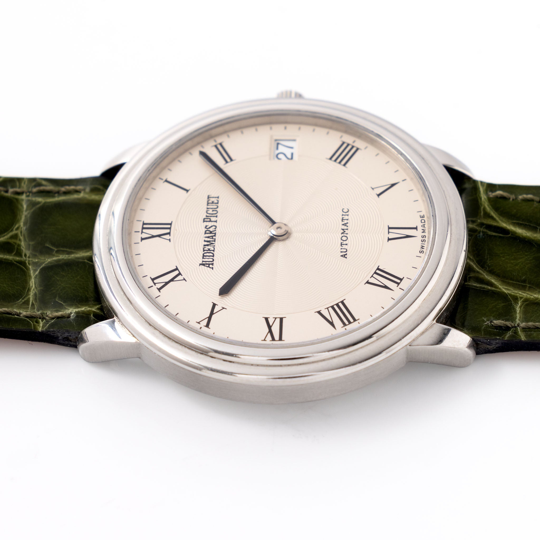 Audemars Piguet 14995ST 120 Years Anniversary Silver Dial Ultra-thin Dresswatch