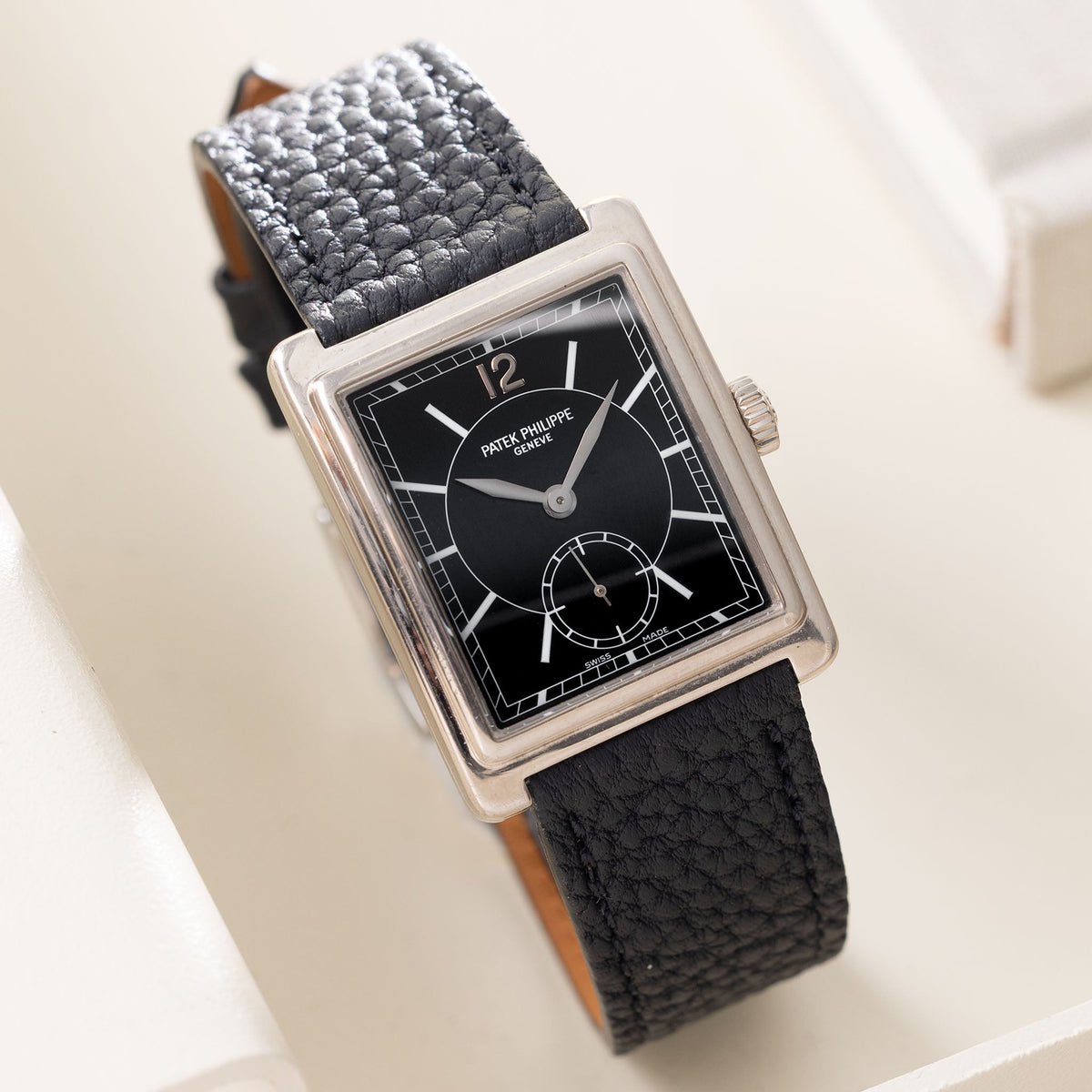 Patek Philippe Gondolo 5010G Black Dial in 18k White Gold
