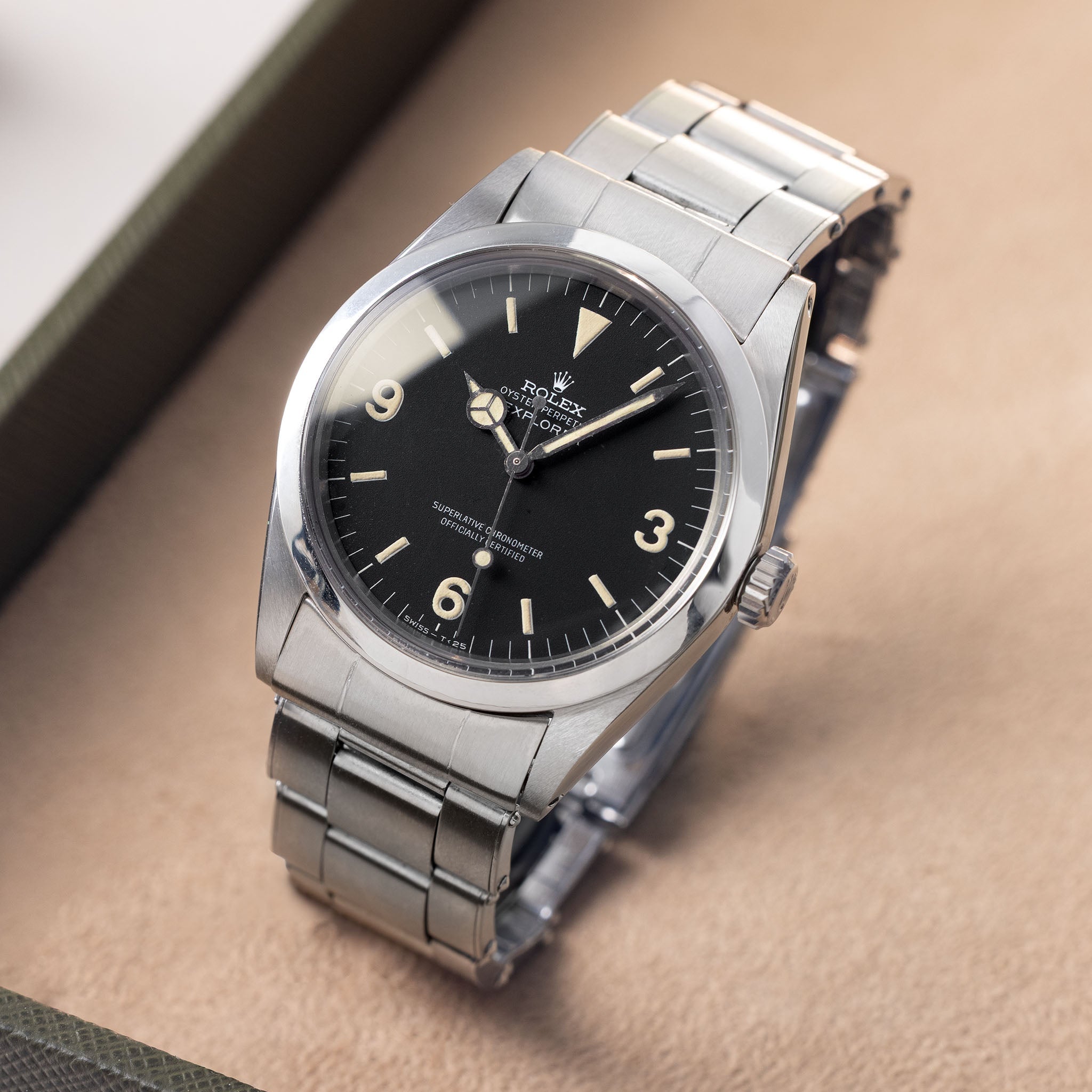 Rolex Explorer 1016 MK1 Frog Foot Dial with Box and Papers