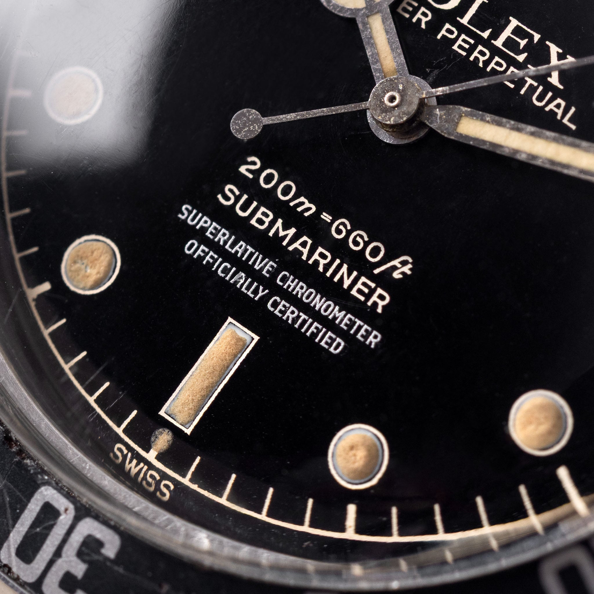 Rolex Submariner 5512 4-liner Gilt Chapter Ring Exclamation point Dial Pointed Crown Guards Case