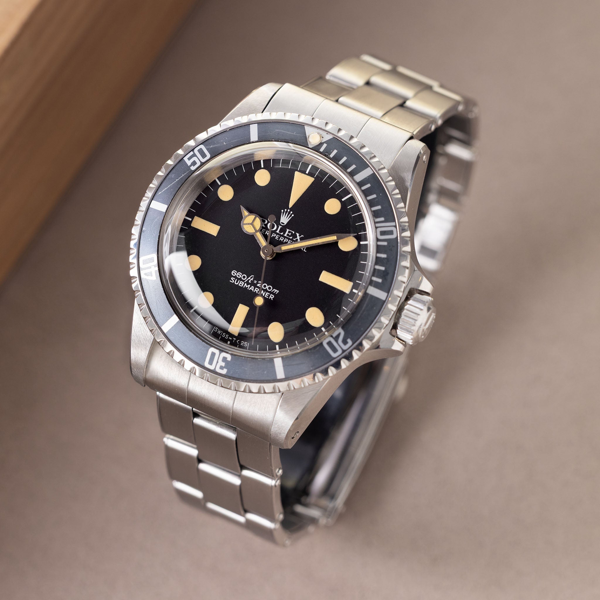 Rolex Submariner 5513 Maxi MK1 Dial with Vivid Patina