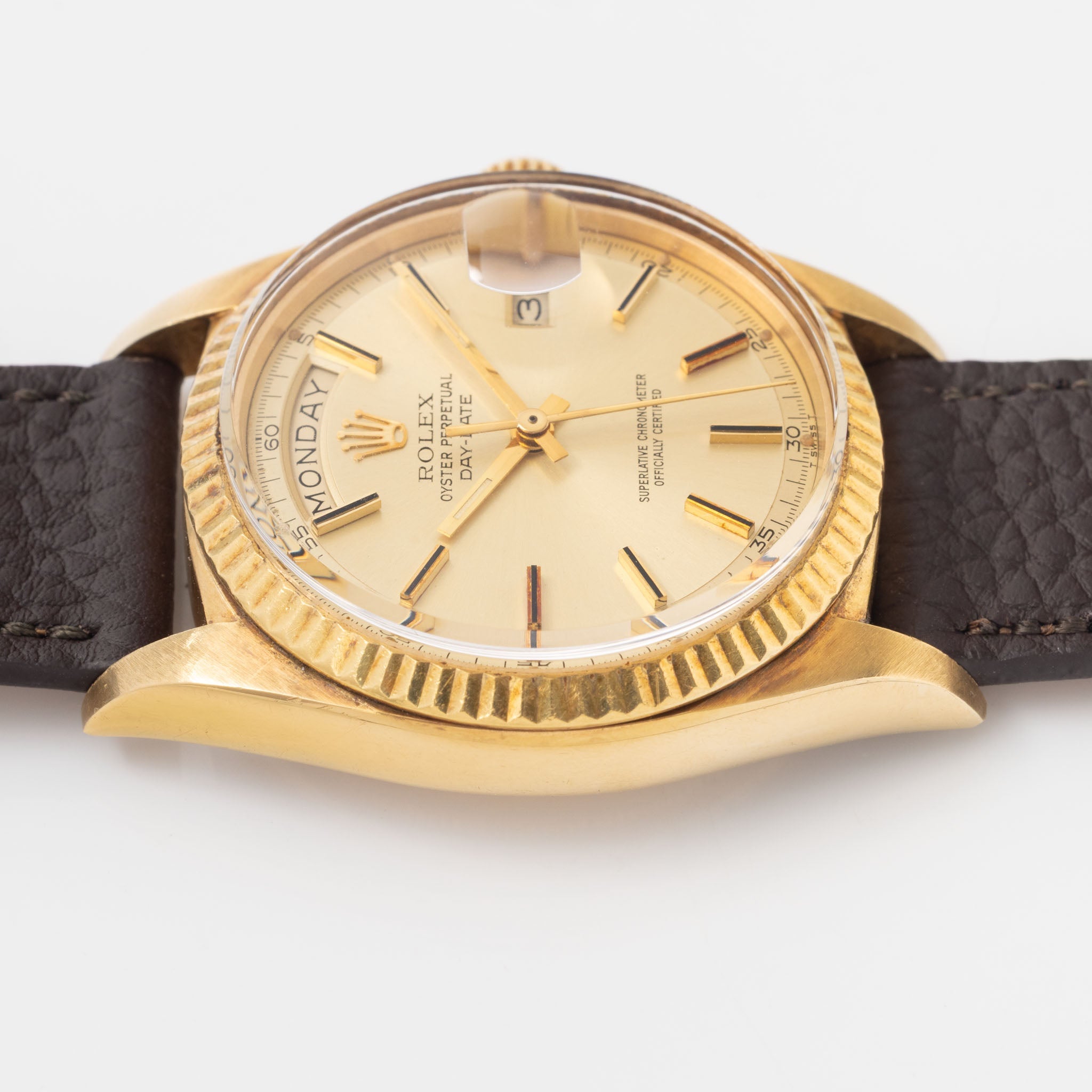 Rolex Day-Date 1803 Champagne Dial in 18k Yellow Gold