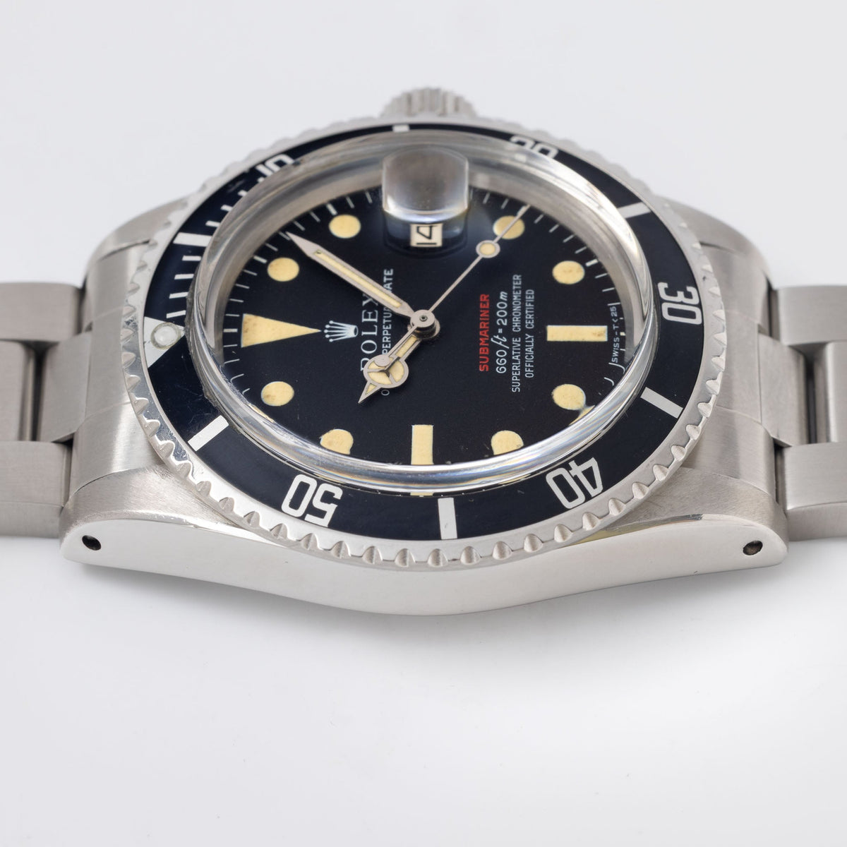 Rolex Submariner 1680 Red MK4 Dial with Vivid Patina